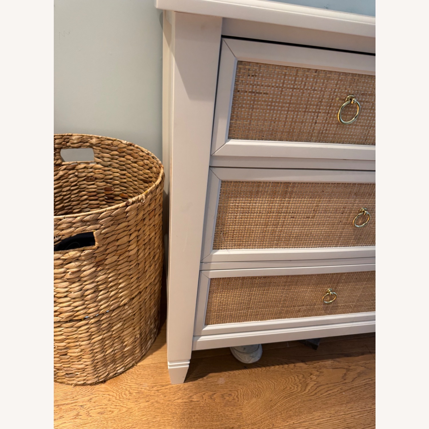 Pottery Barn Ava Regency Caned 7-Drawer Dresser - image-8