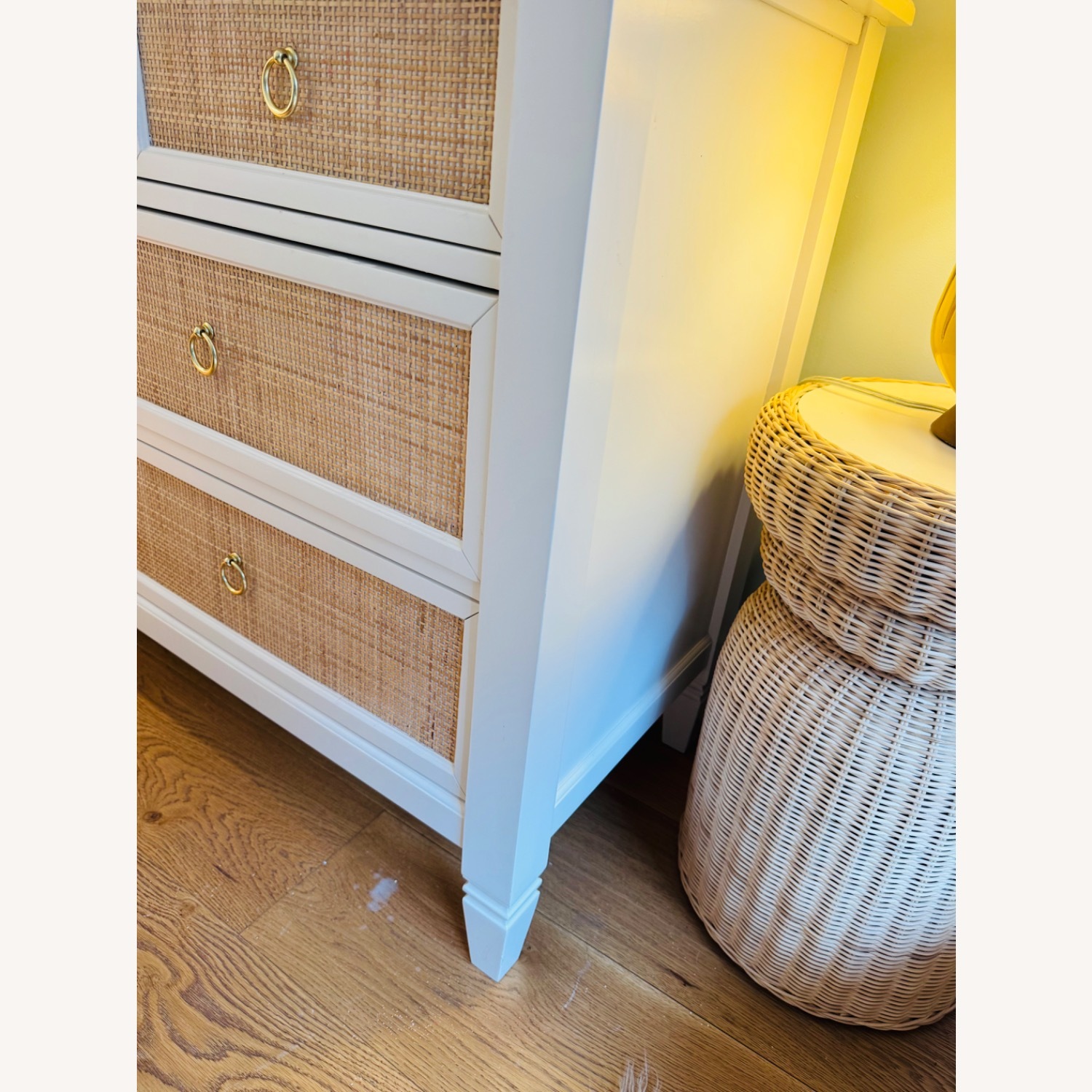 Pottery Barn Ava Regency Caned 7-Drawer Dresser - image-7