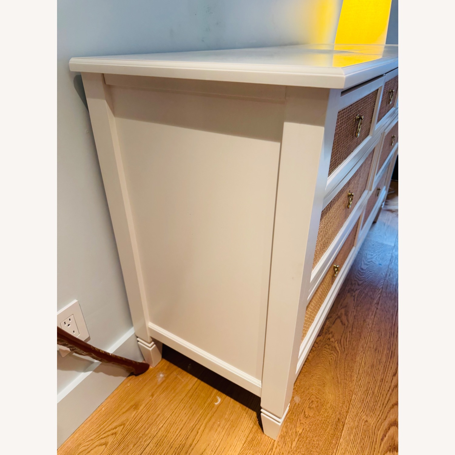 Pottery Barn Ava Regency Caned 7-Drawer Dresser - image-3