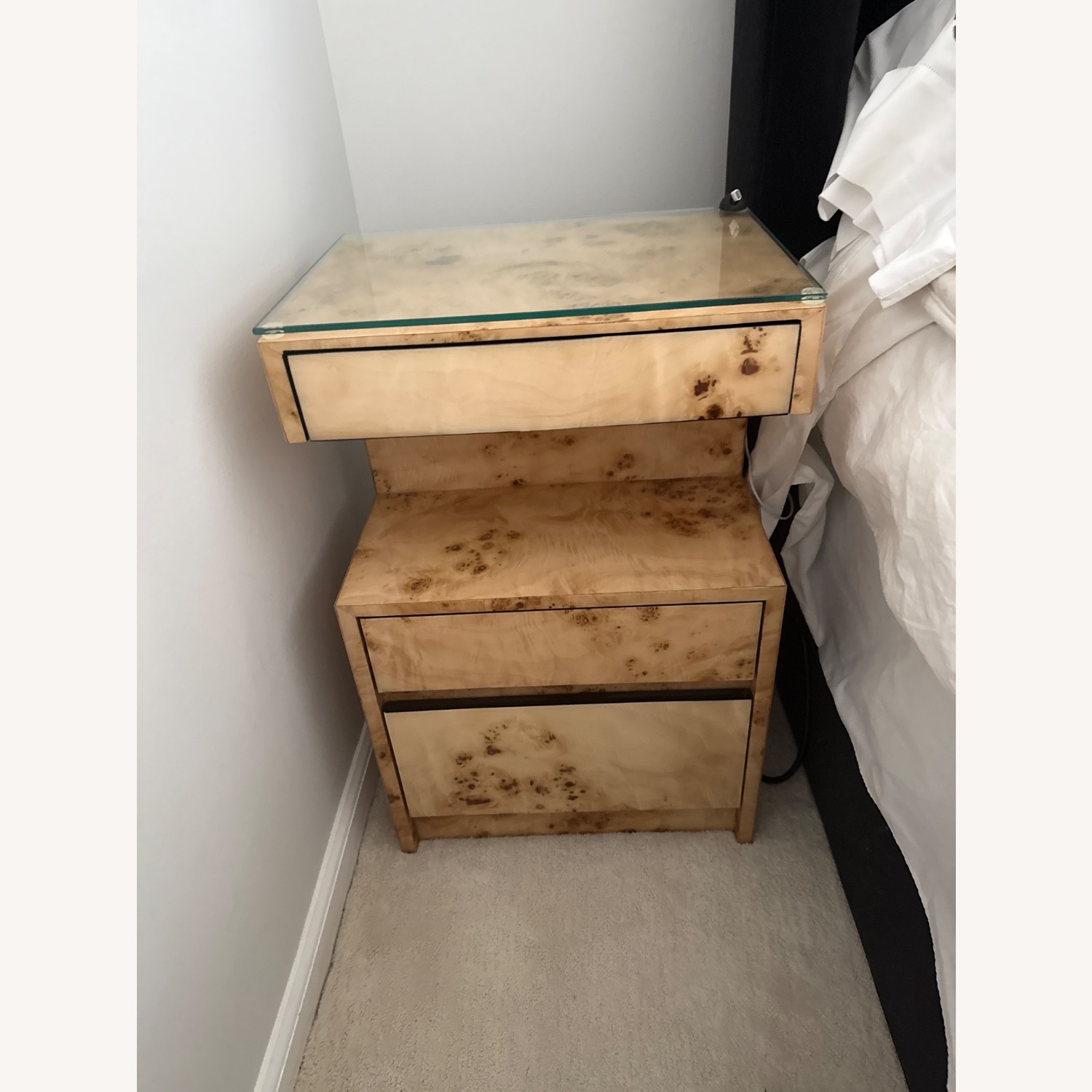 Burl Wood Home Nature Custom Nightstands - image-1