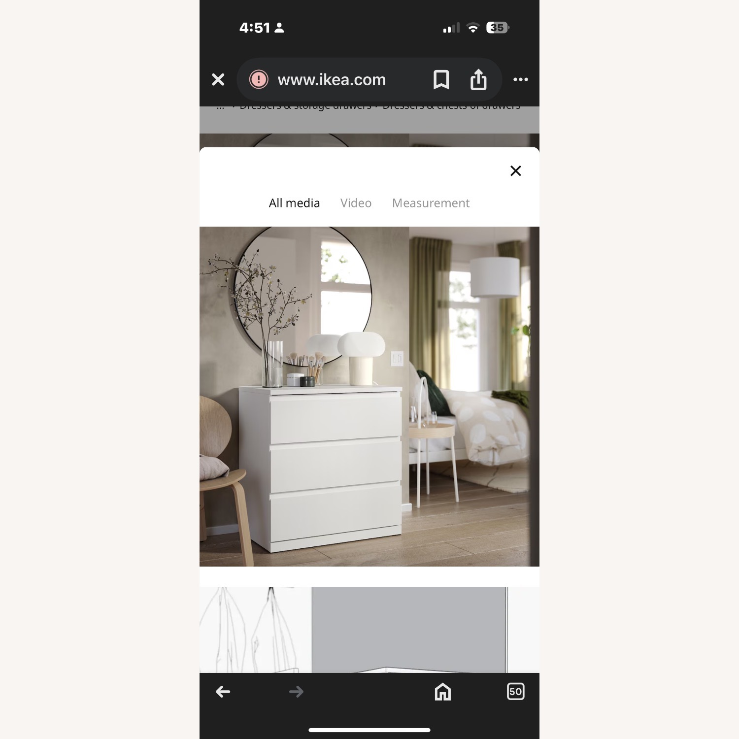 IKEA STORKLINTA Dresser - image-1