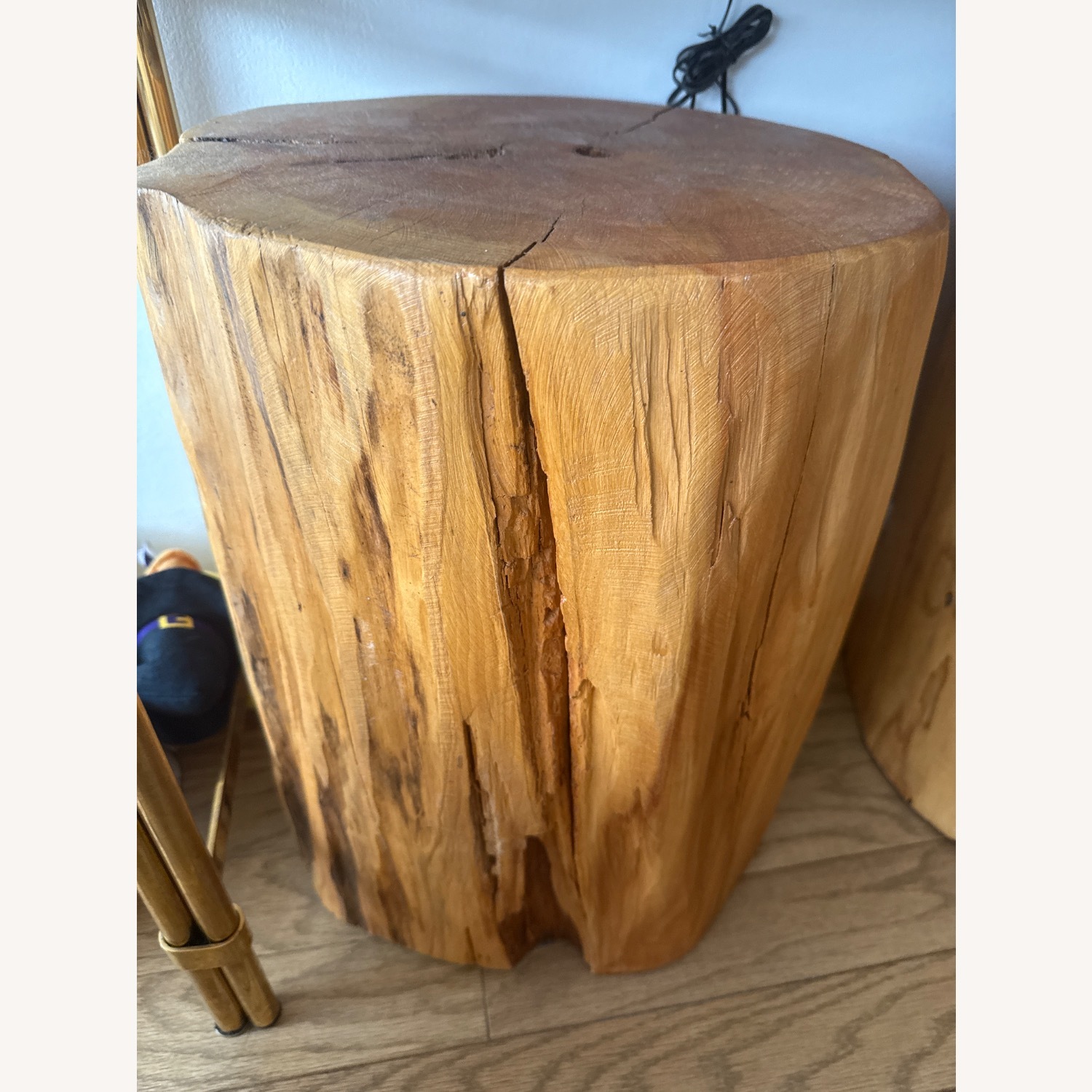 West Elm Tree Stump Side Table - image-1
