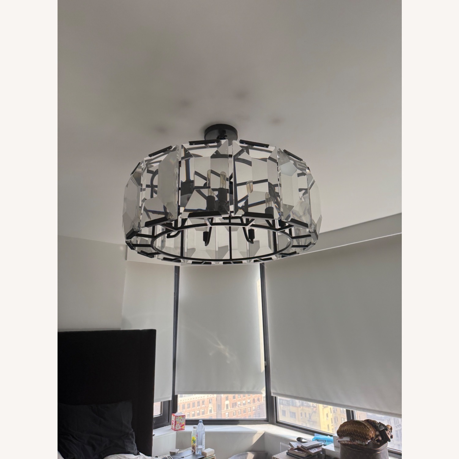 RH Harlow Crystal Round Chandelier 31" - image-1