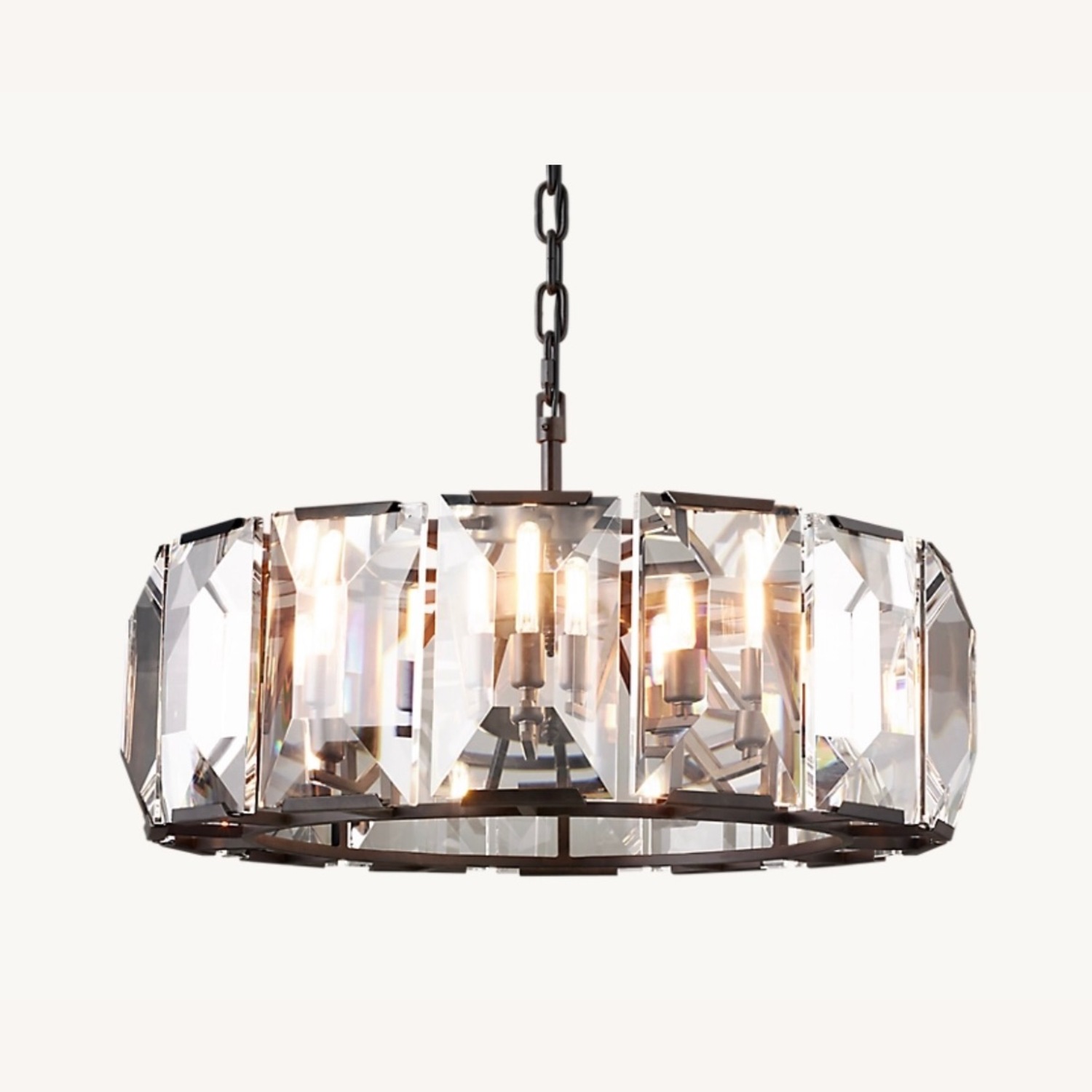 RH Harlow Crystal Round Chandelier 31" - image-0