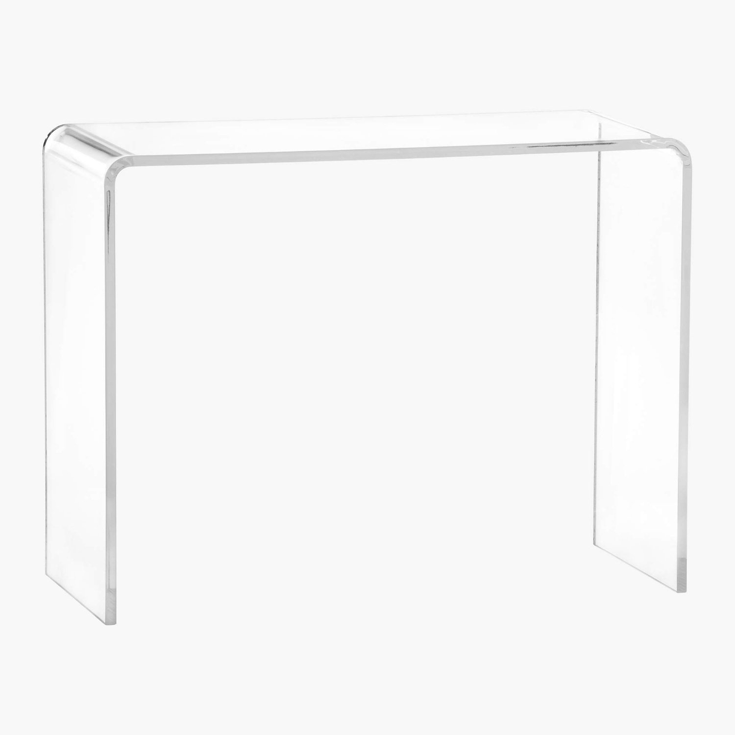 CB2 Peekaboo 38" Acrylic Console Table - image-7
