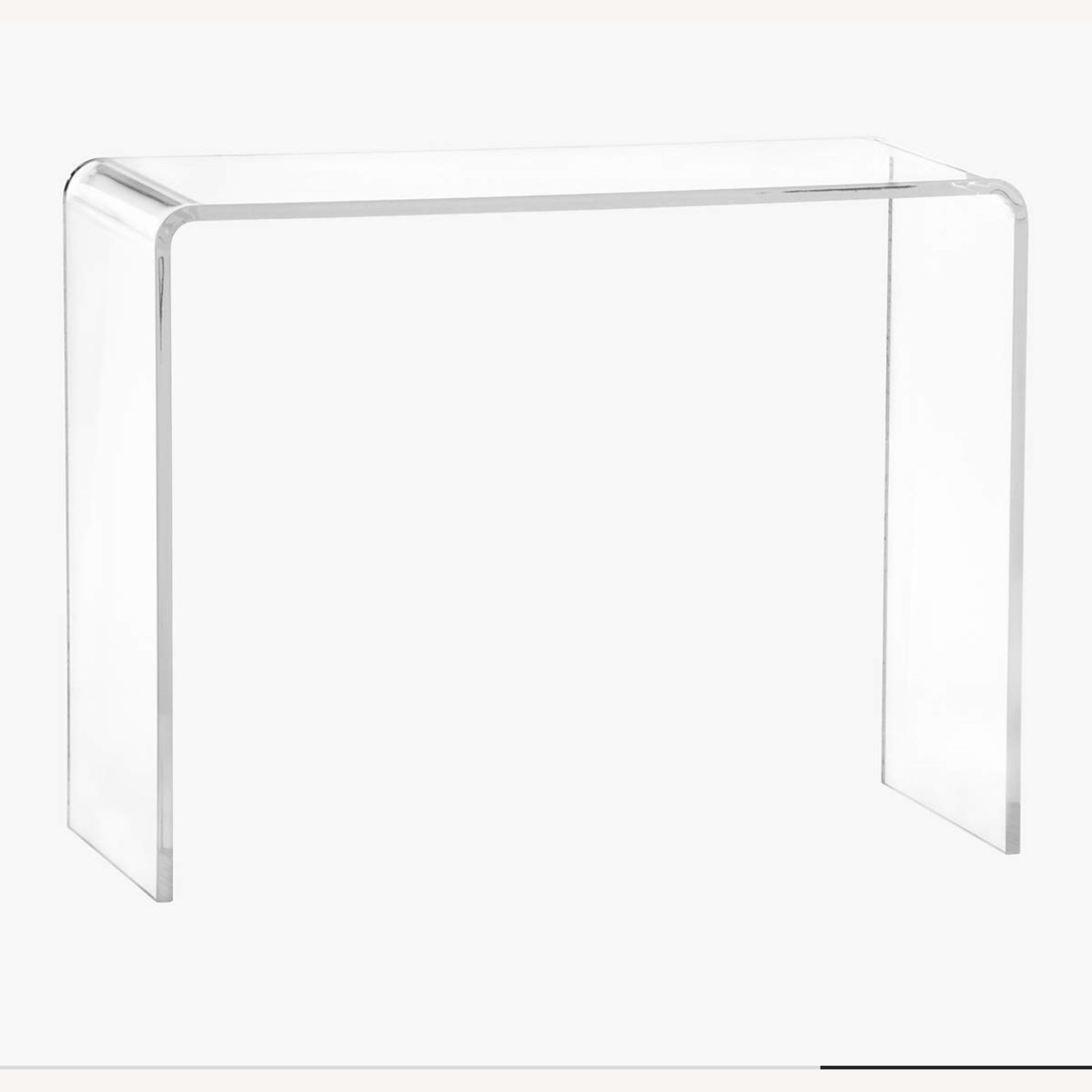 CB2 Peekaboo 38" Acrylic Console Table - image-2