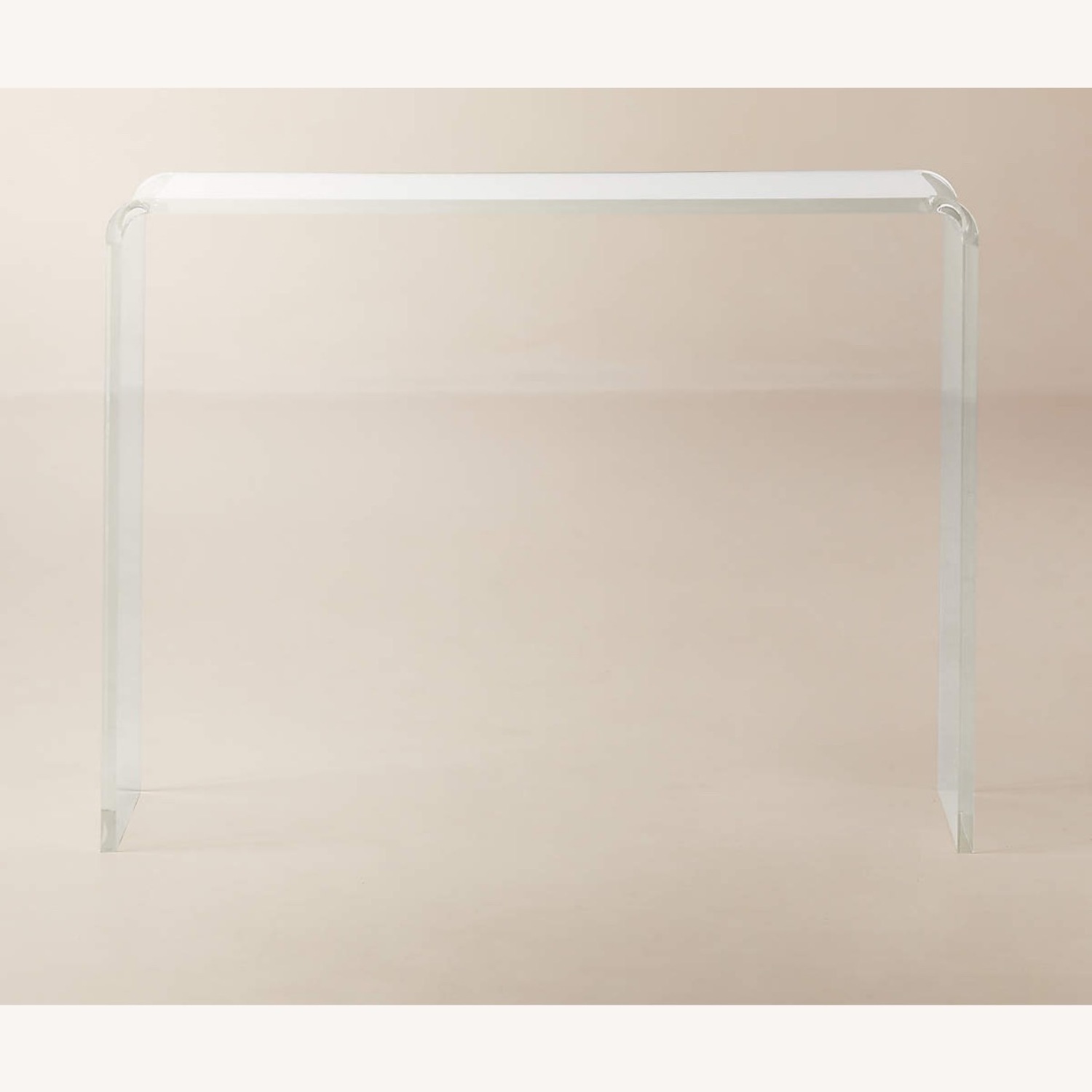 CB2 Peekaboo 38" Acrylic Console Table - image-1
