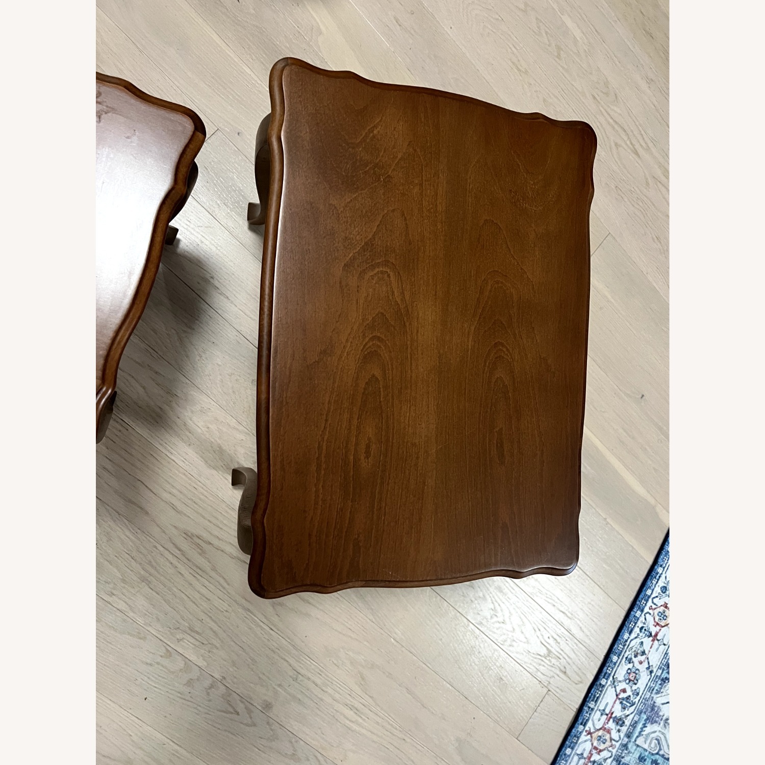 Walnut Stackable Side Tables x3 - image-3