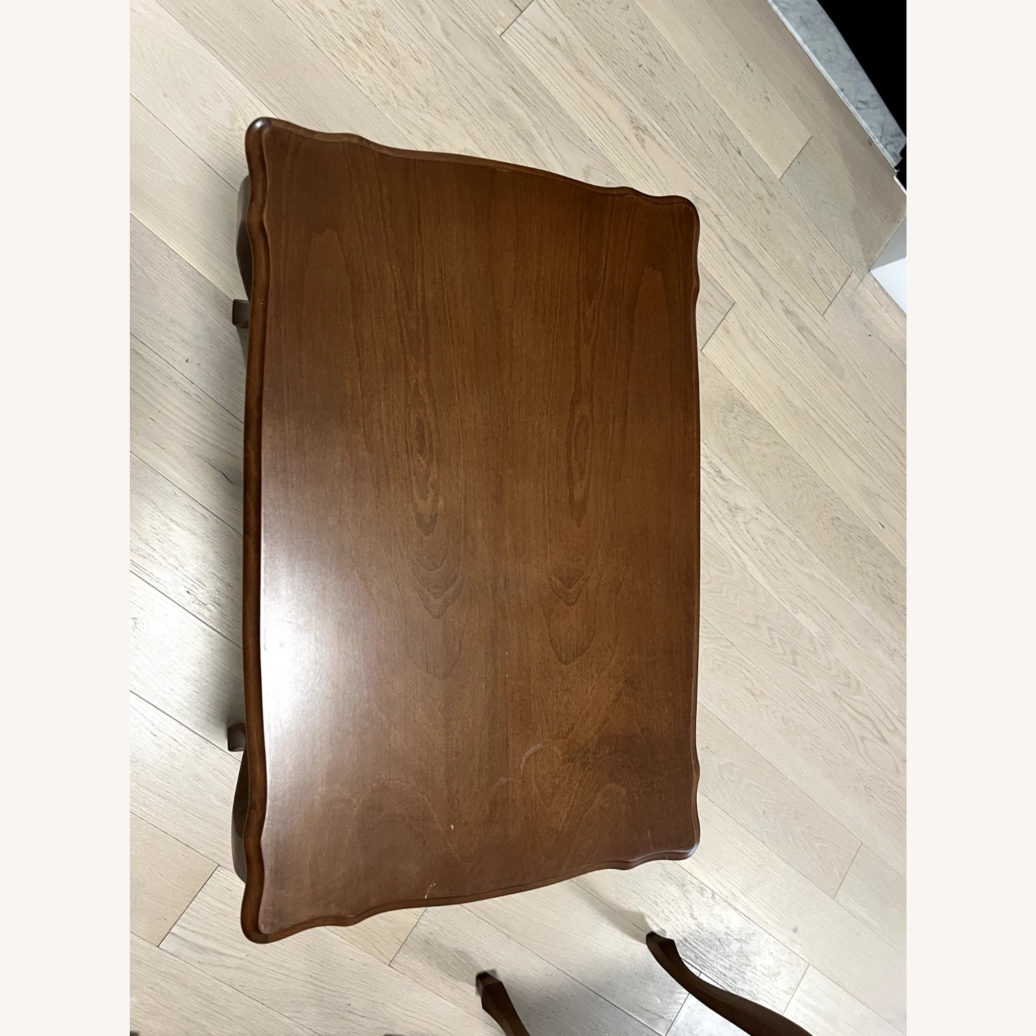 Walnut Stackable Side Tables x3 - image-1