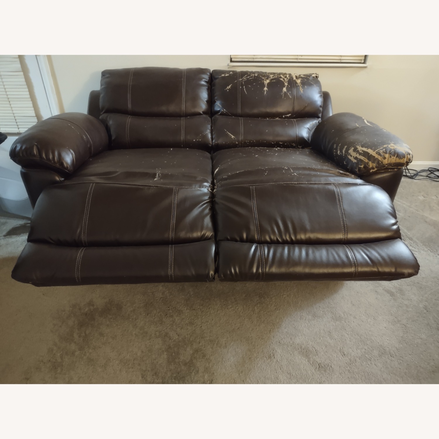 Two Seater Power Recliner Sofa  - image-1