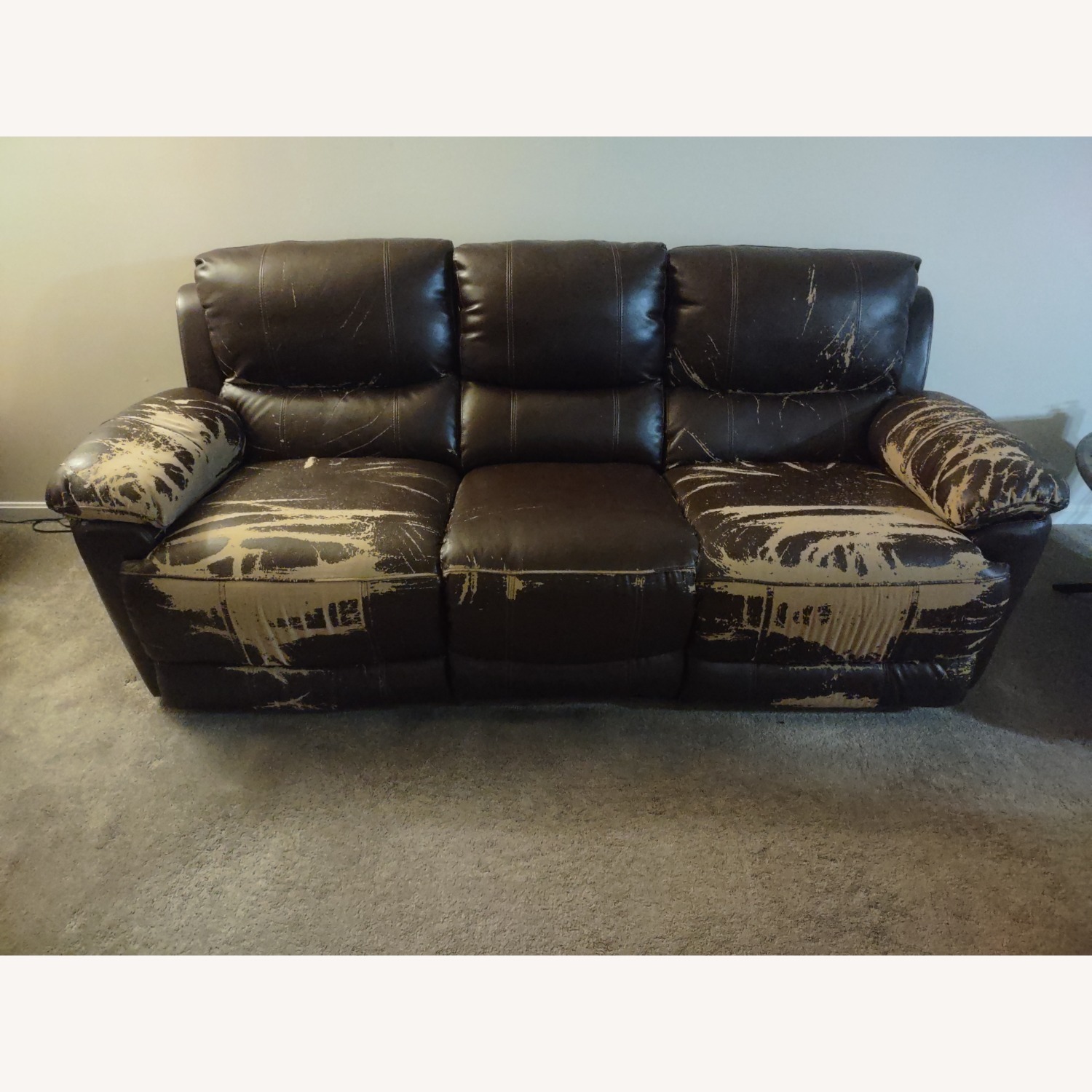Three Seater Power Recliner Sofa  - image-3