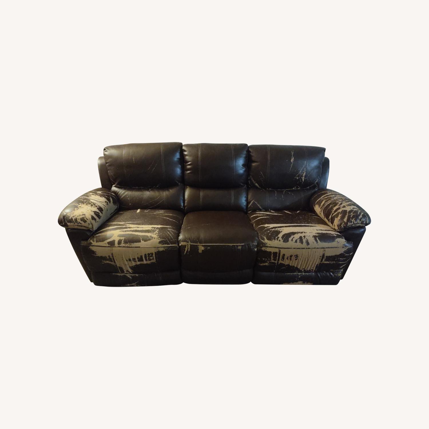 Three Seater Power Recliner Sofa  - image-0