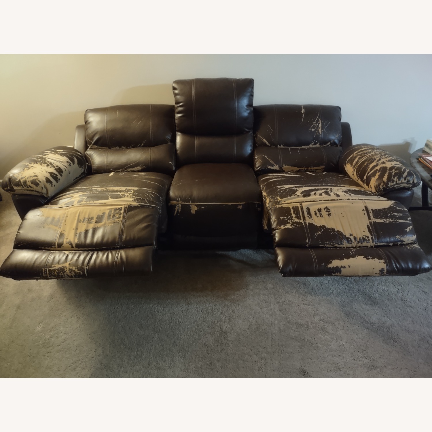 Three Seater Power Recliner Sofa  - image-2
