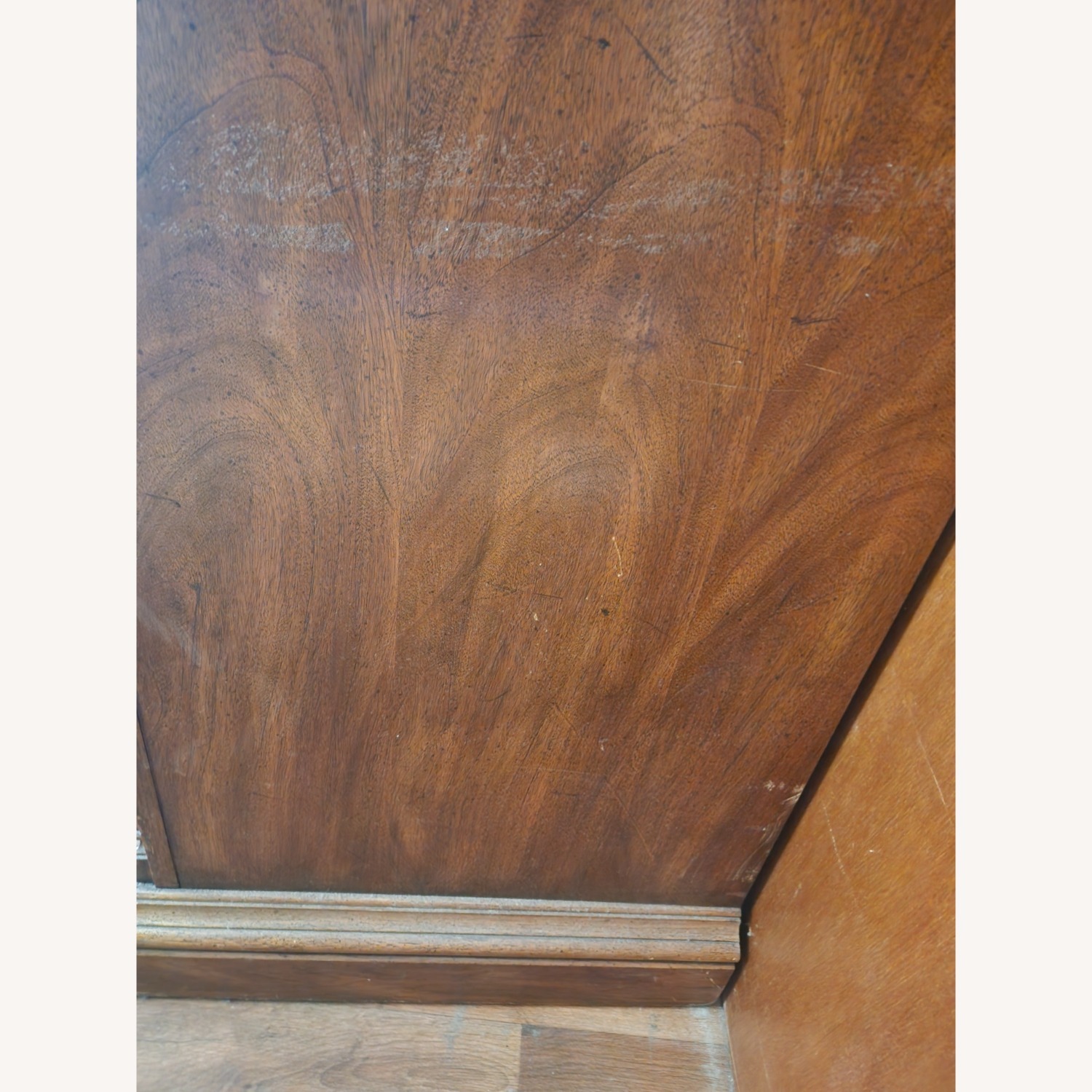 Vintage Wood Armoire Cabinet - image-6