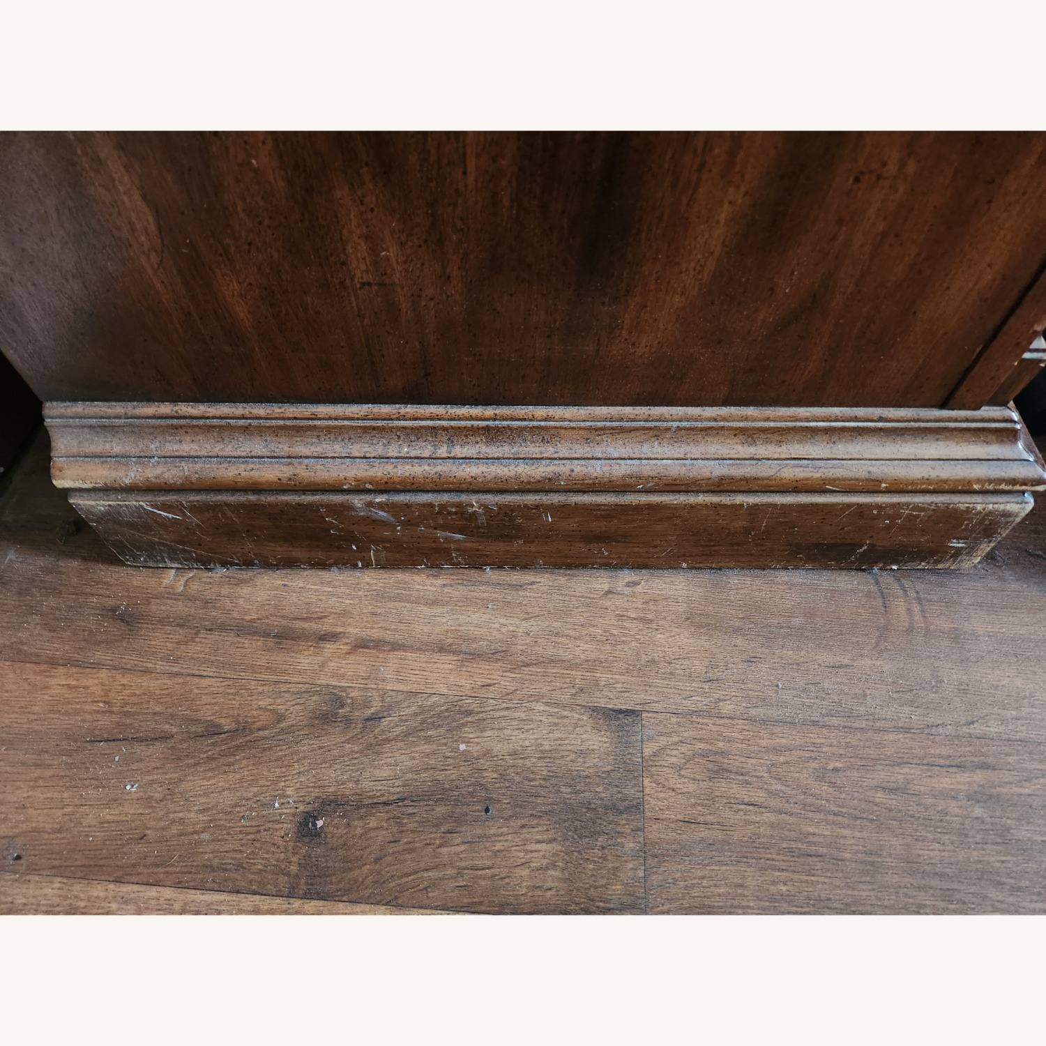 Vintage Wood Armoire Cabinet - image-9