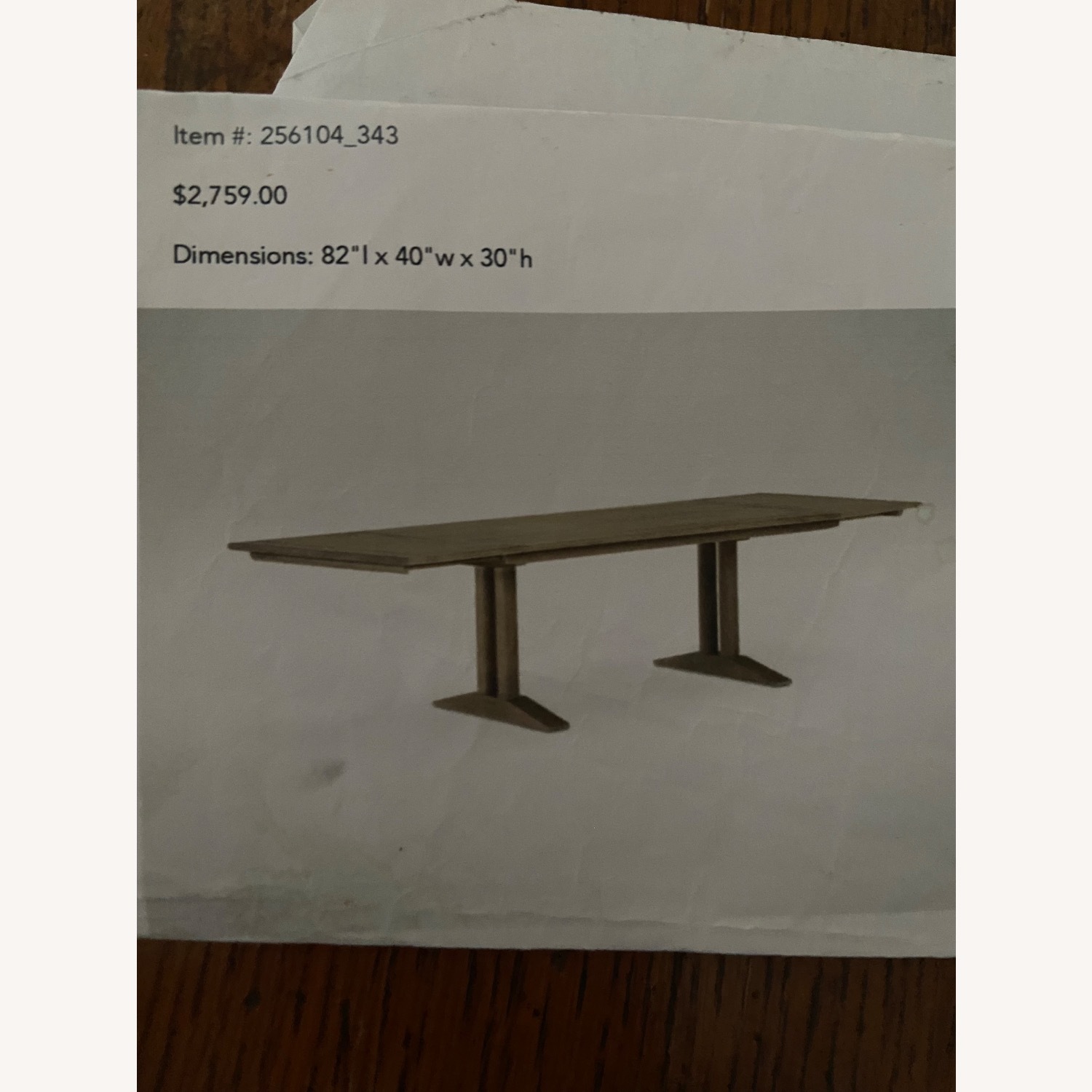 Ethan Allen Sayer Dining Table - image-3