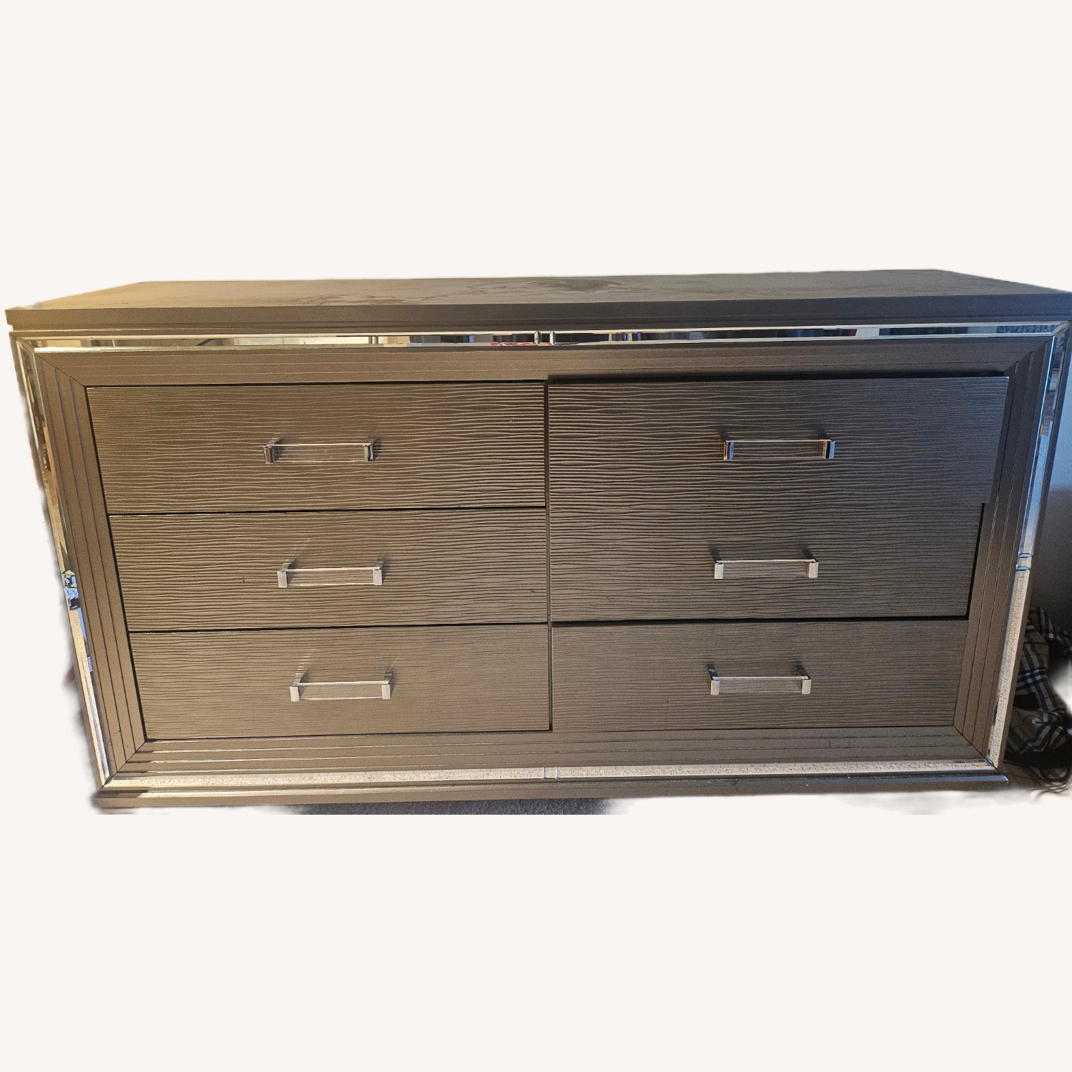 Stylish Glam Gray Dresser - image-2
