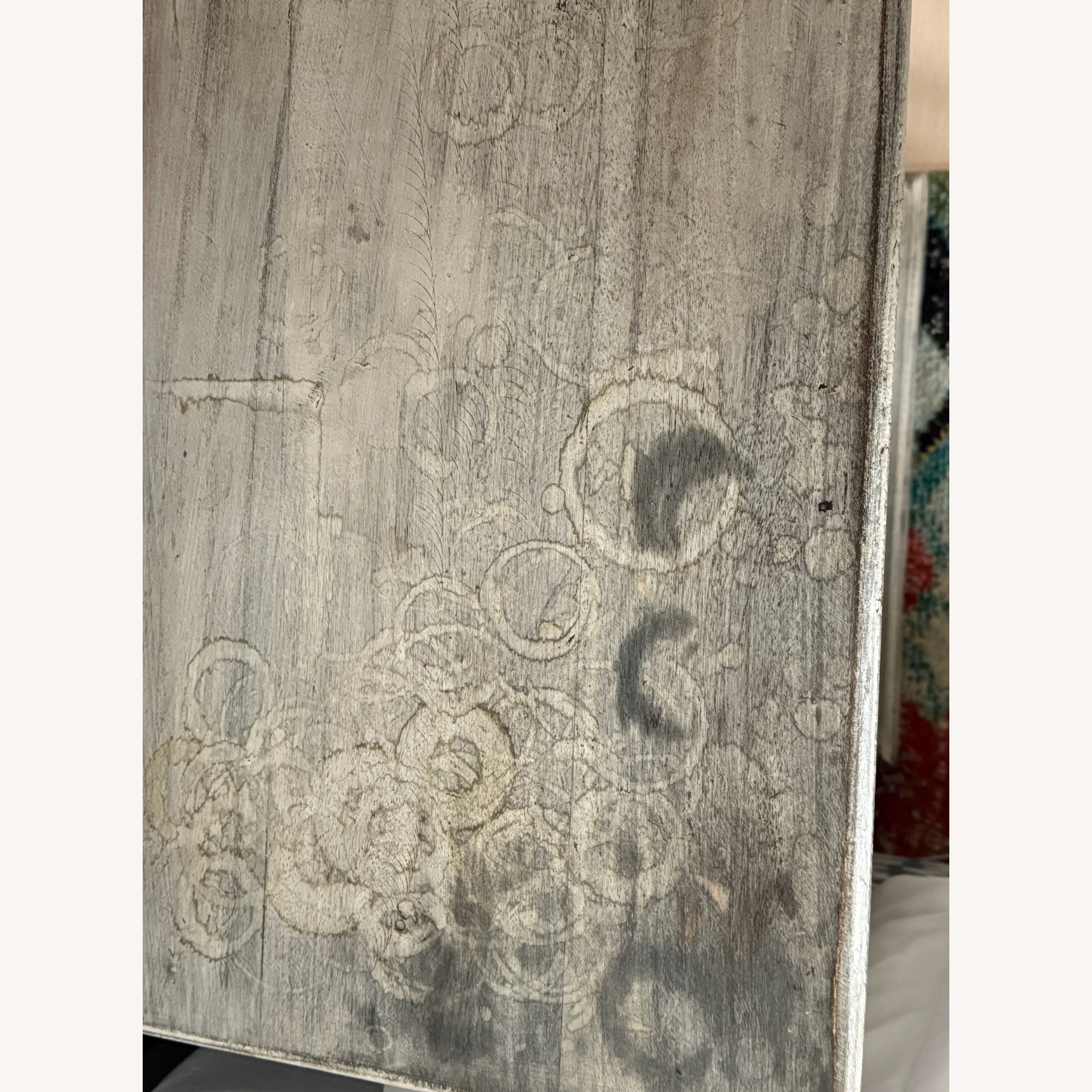 Antique Grey Distressed Nightstand Set - image-4