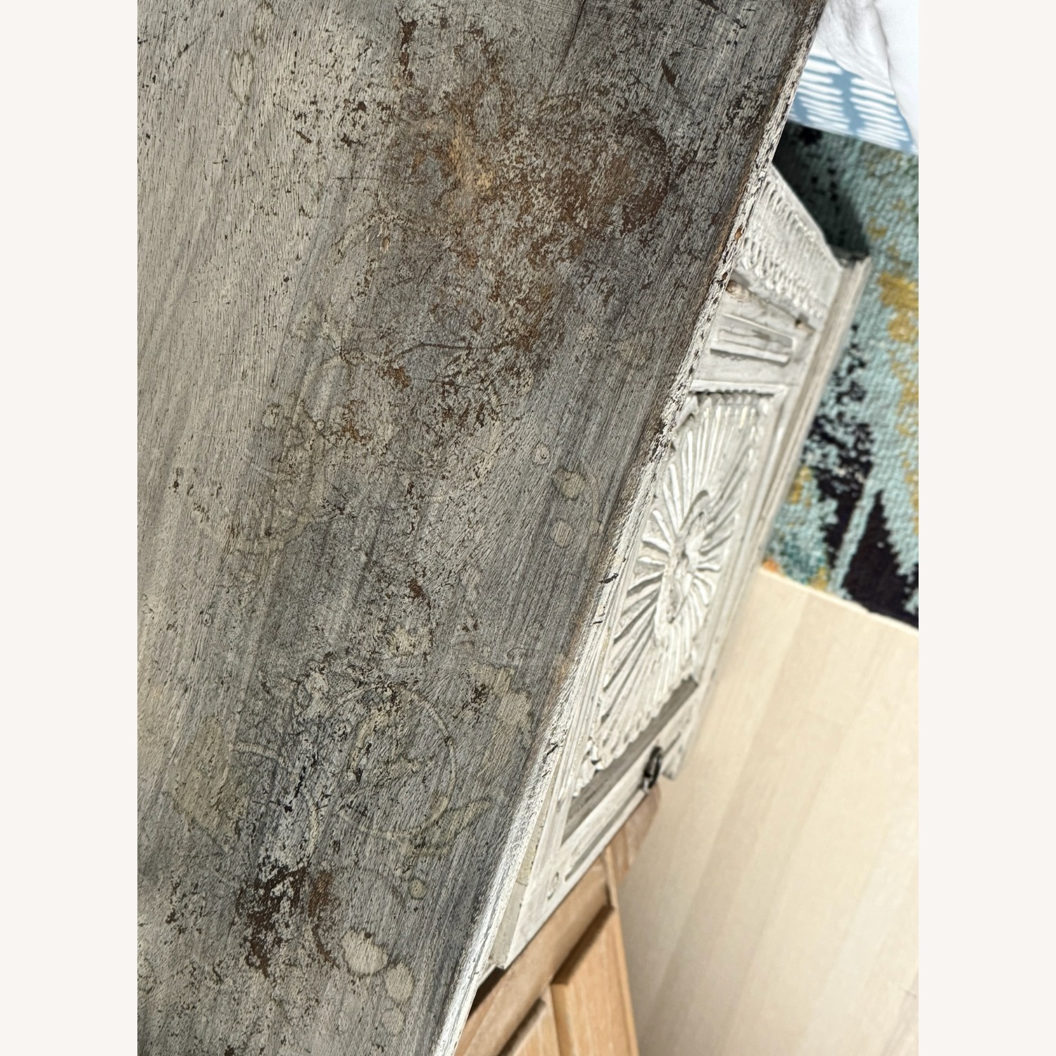 Antique Grey Distressed Nightstand Set - image-3