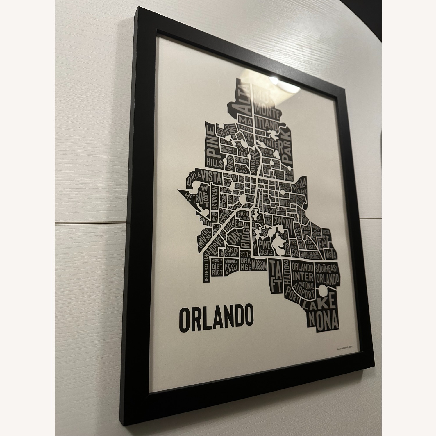 Orlando Map Framed Print - image-2