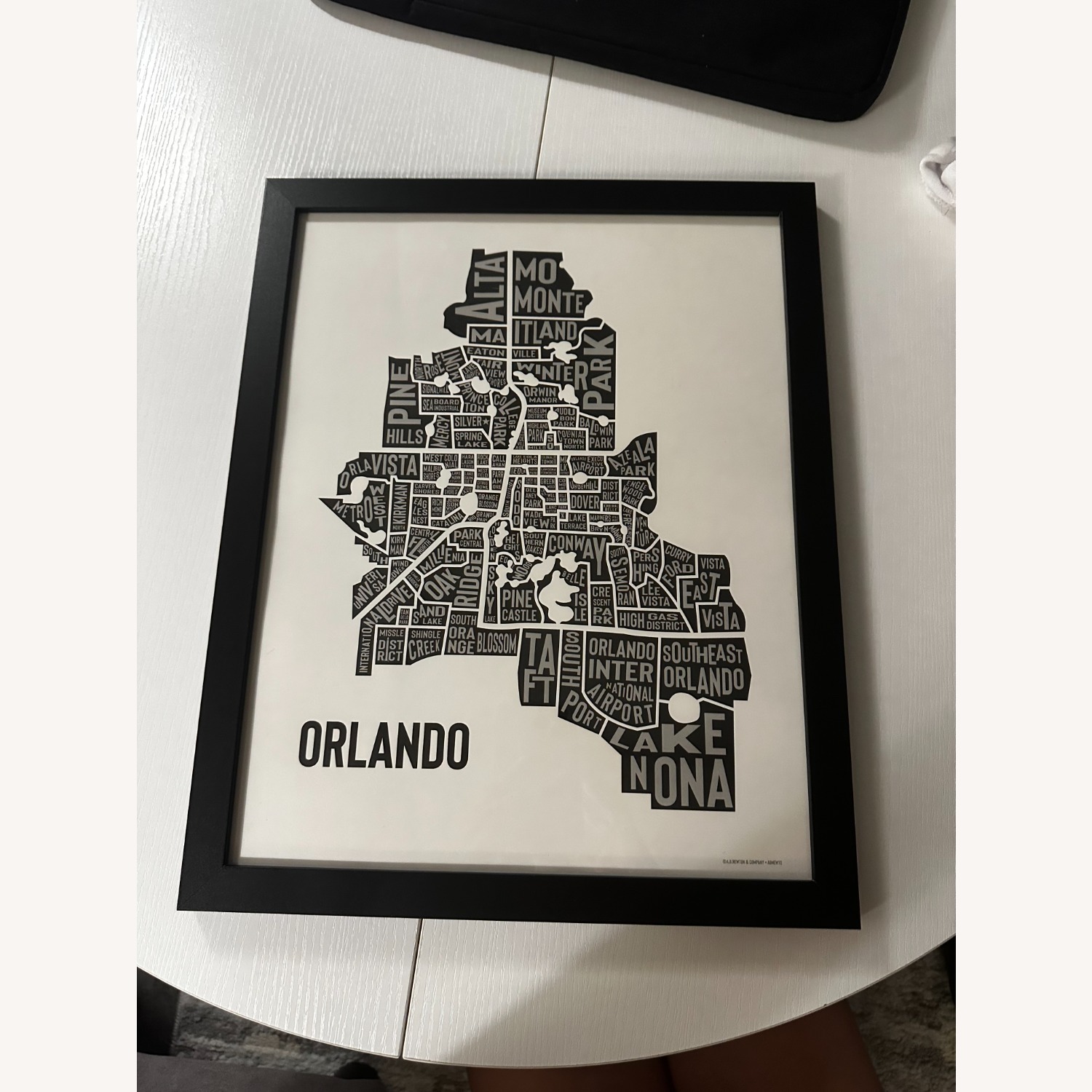 Orlando Map Framed Print - image-4