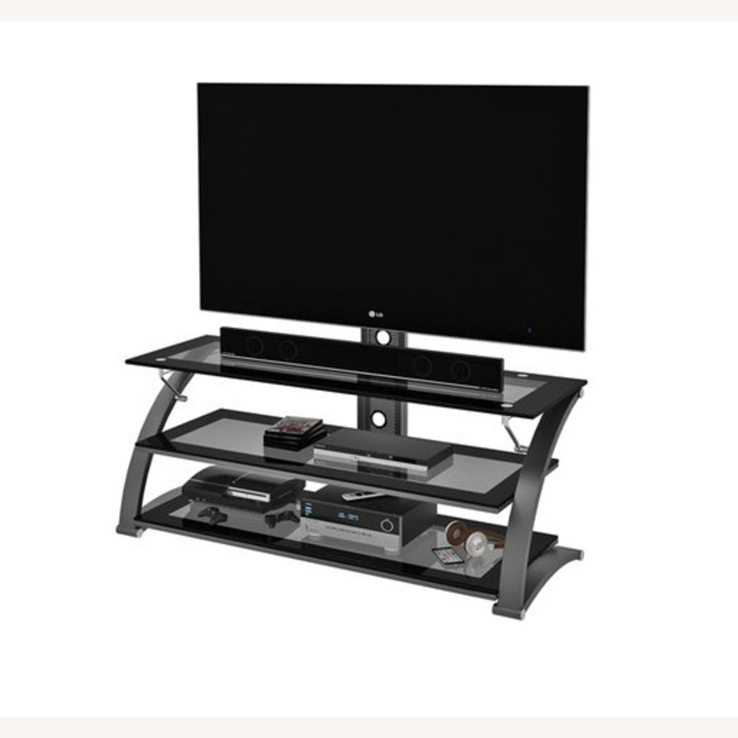 3 Tier TV Stand with Adjustable Mount - image-4