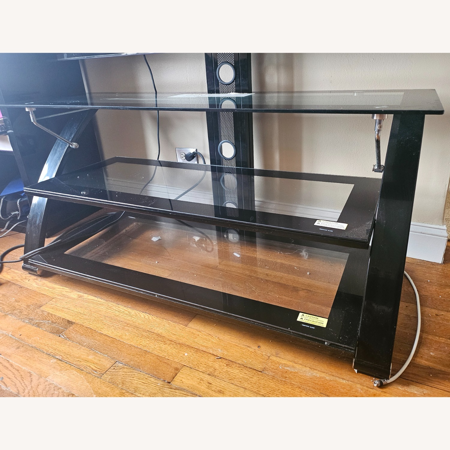 3 Tier TV Stand with Adjustable Mount - image-2