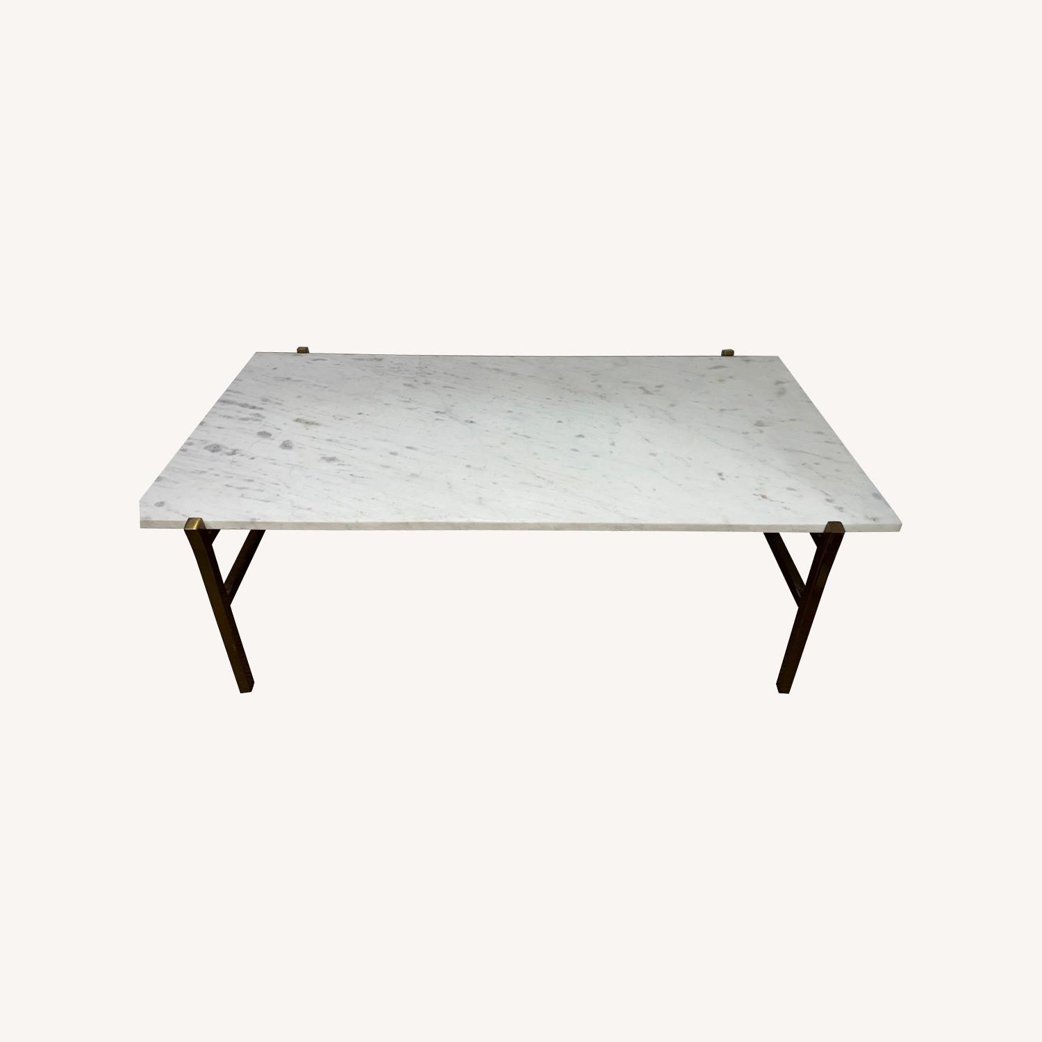 CB2 Slab Stone Coffee Table - image-0