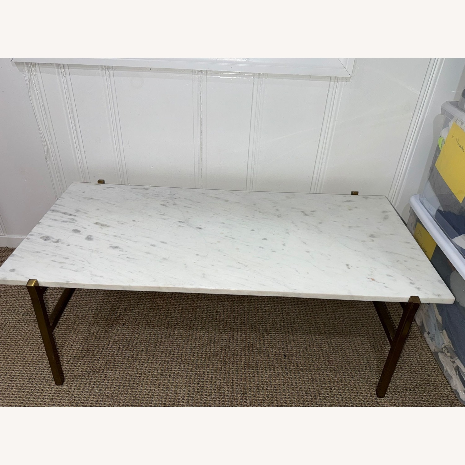 CB2 Slab Stone Coffee Table - image-4