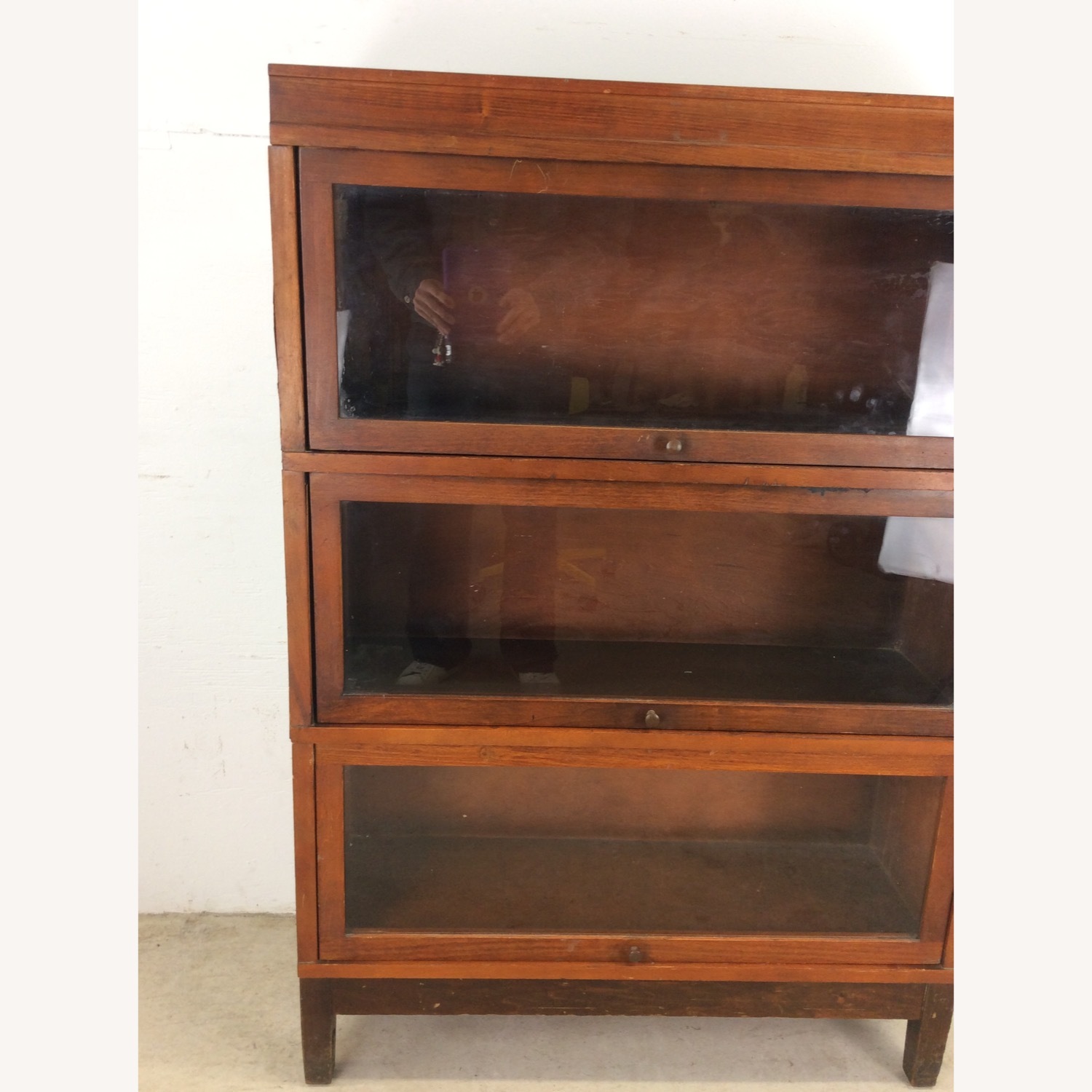 Antique 3 Barrister Bookcase by Globe Wernicke - image-10