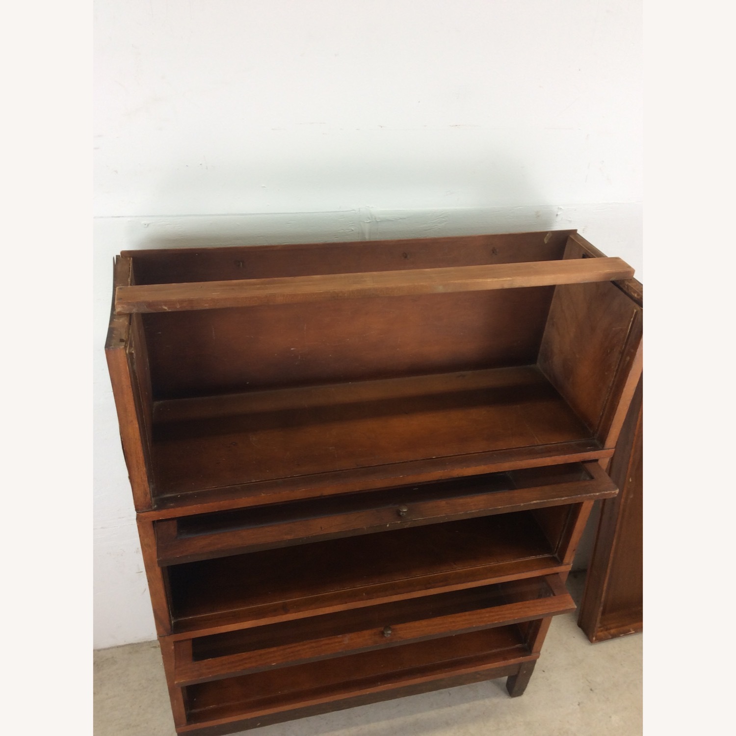 Antique 3 Barrister Bookcase by Globe Wernicke - image-24