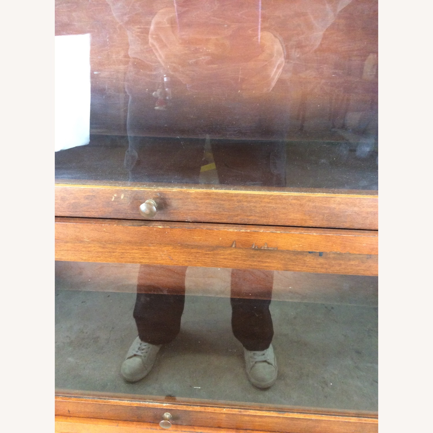 Antique 3 Barrister Bookcase by Globe Wernicke - image-9