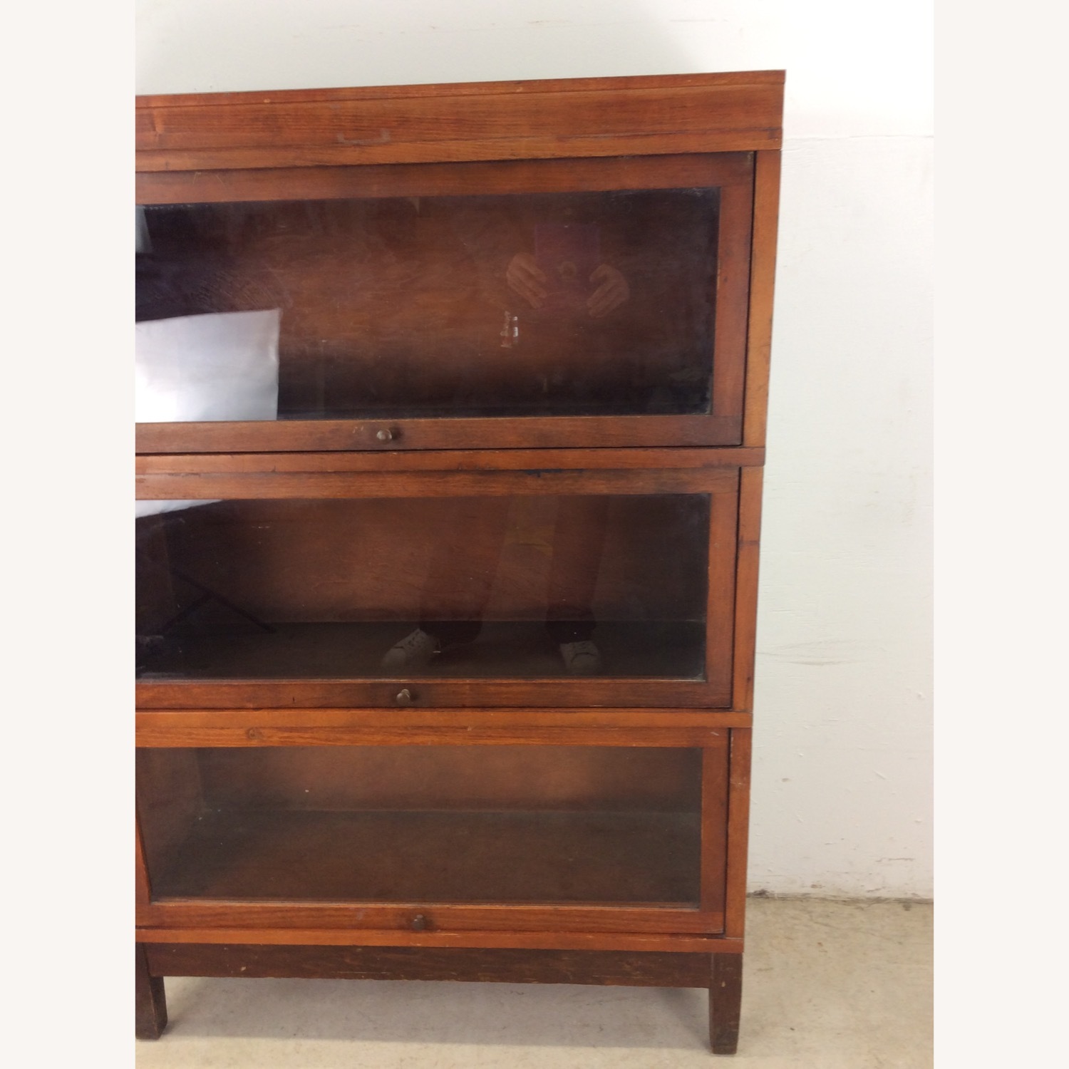 Antique 3 Barrister Bookcase by Globe Wernicke - image-11
