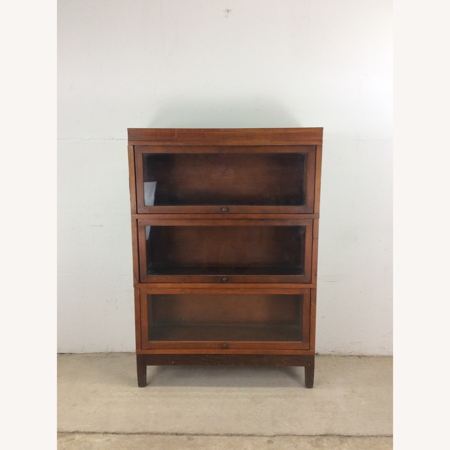 Antique 3 Barrister Bookcase by Globe Wernicke - image-3