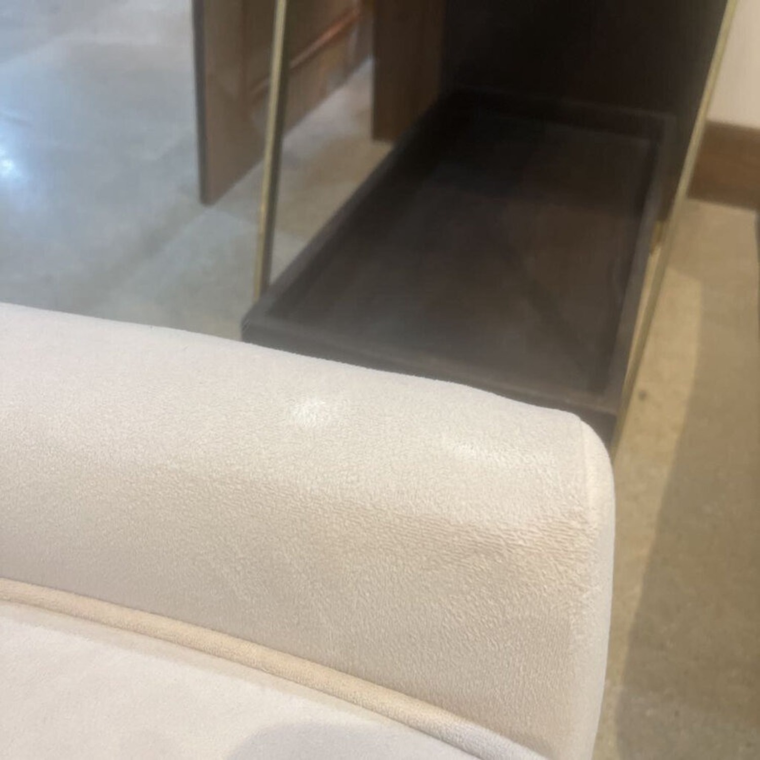 Modern Wingback Velvet Chair - image-7