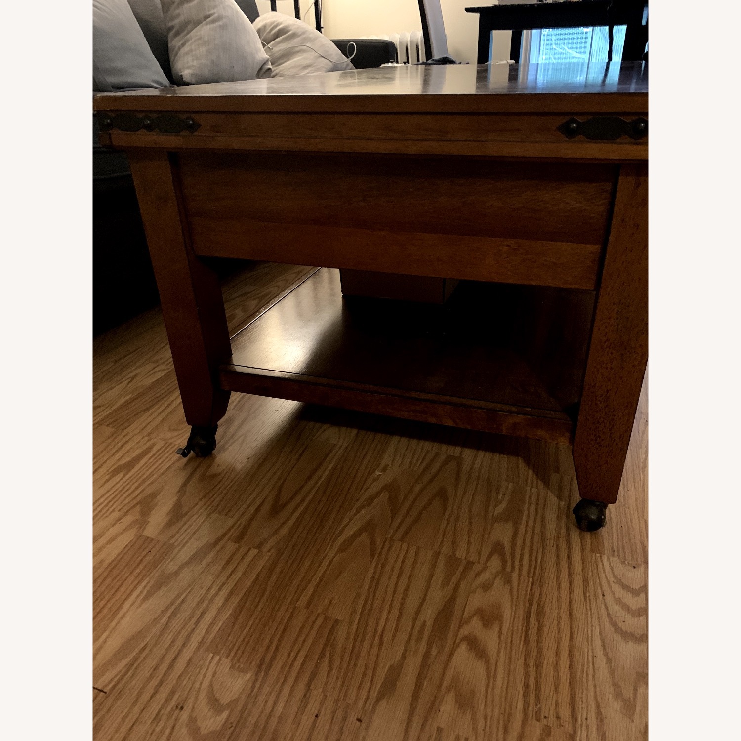 Large Wooden Coffee Table - image-3