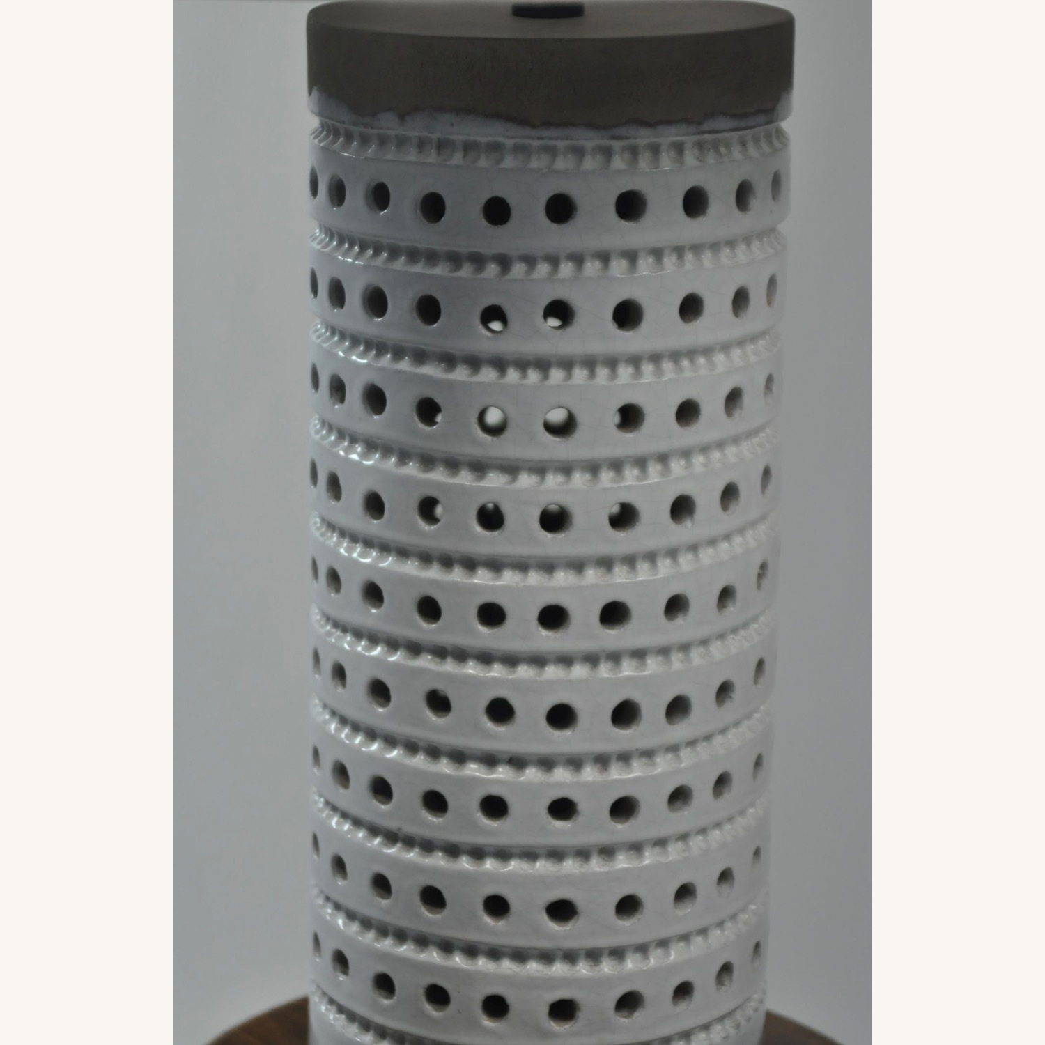 Mecox Round Rustic Terracotta Table Lamps - image-4