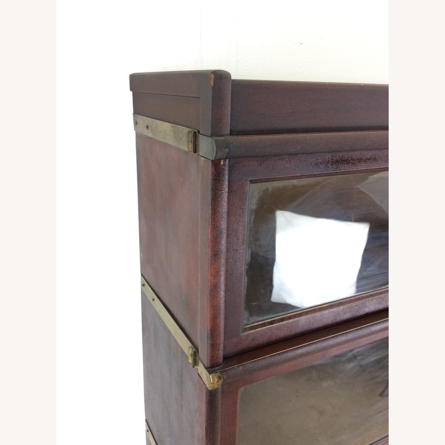 Antique Globe Wernicke 4 Barrister Bookcase - image-6
