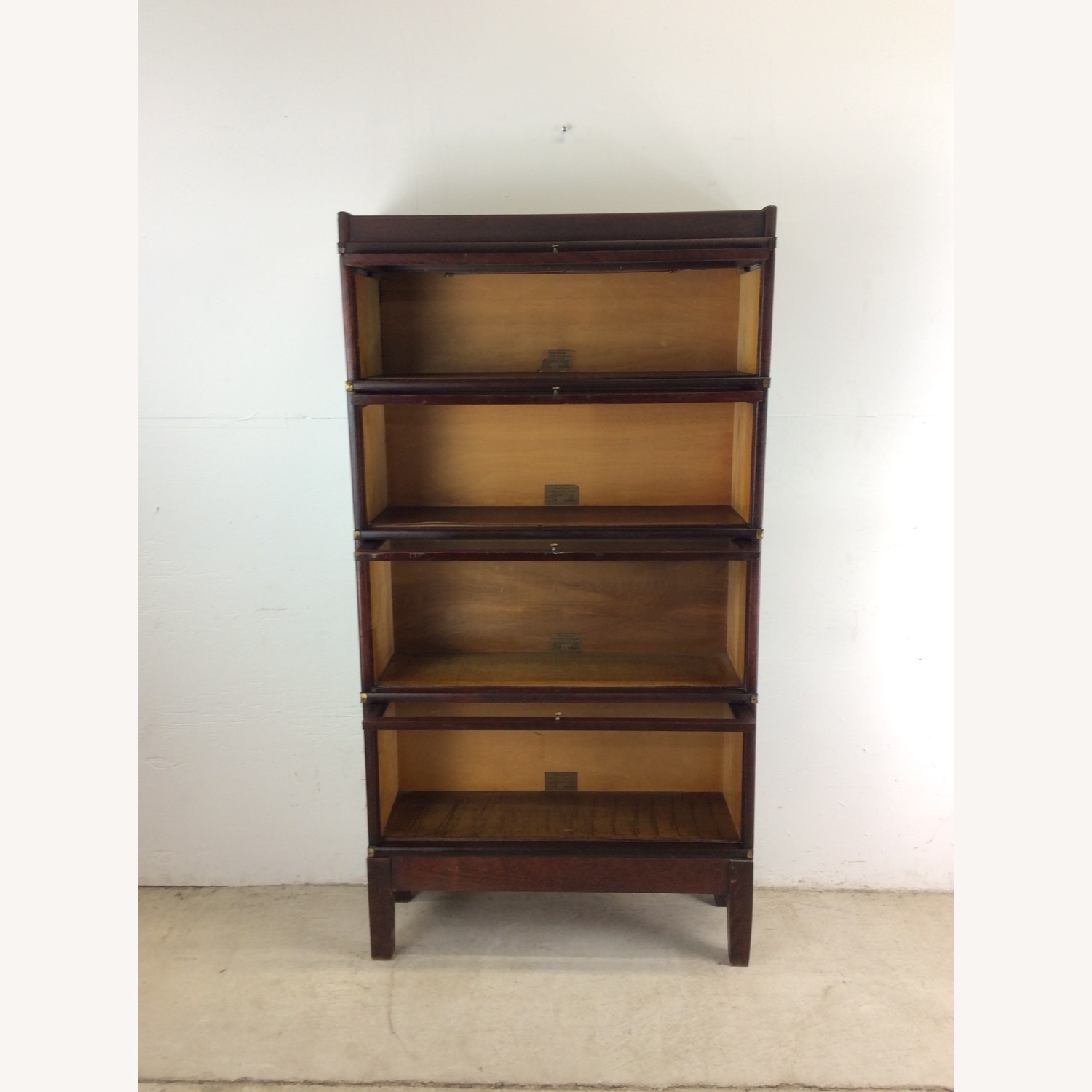 Antique Globe Wernicke 4 Barrister Bookcase - image-20