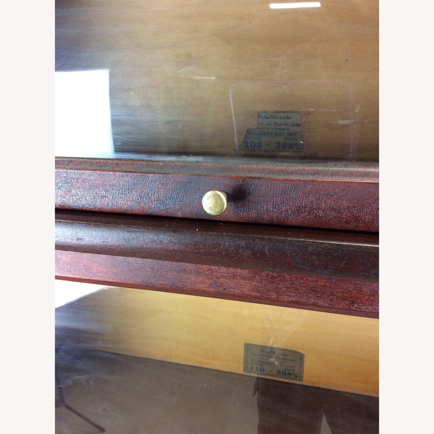 Antique Globe Wernicke 4 Barrister Bookcase - image-5