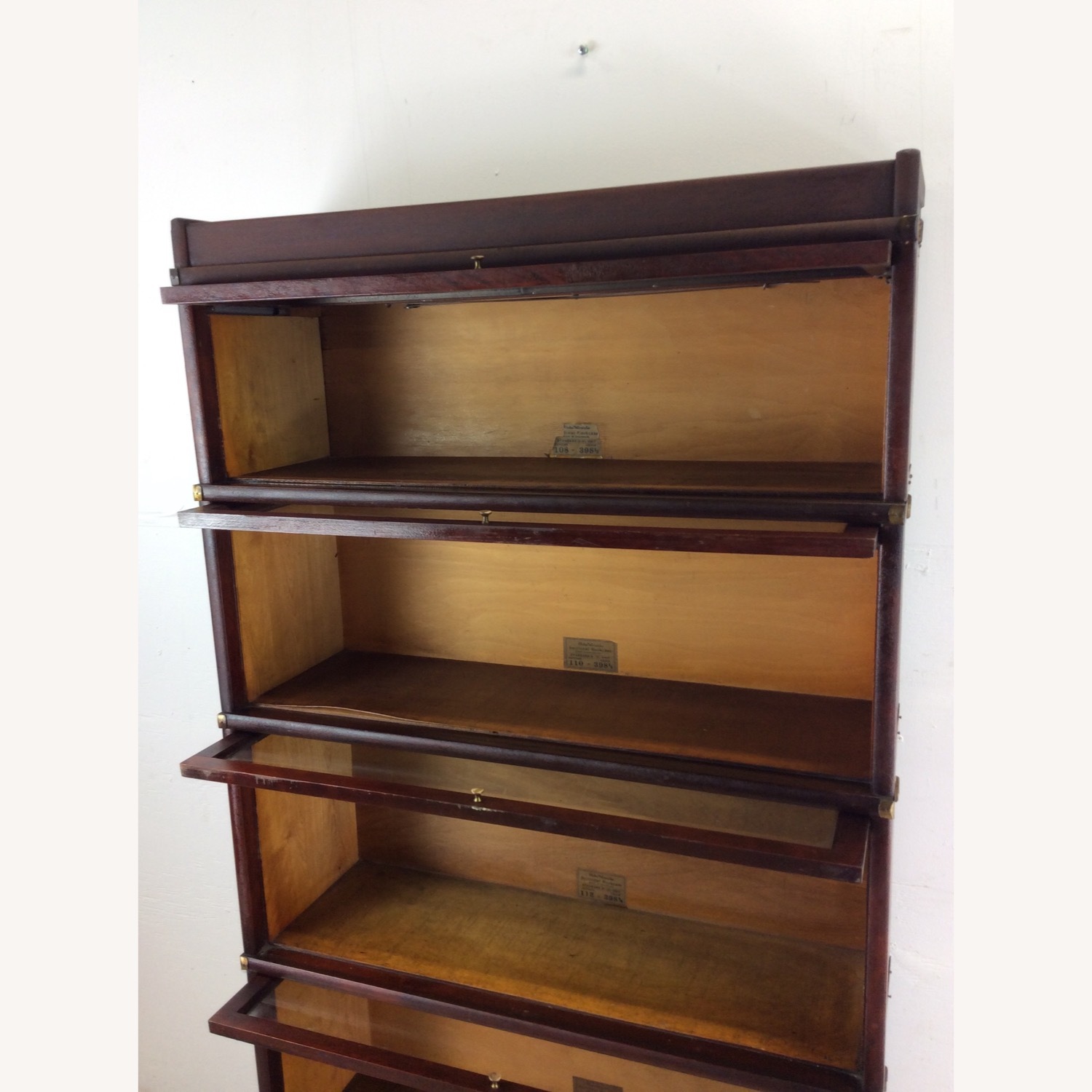 Antique Globe Wernicke 4 Barrister Bookcase - image-22