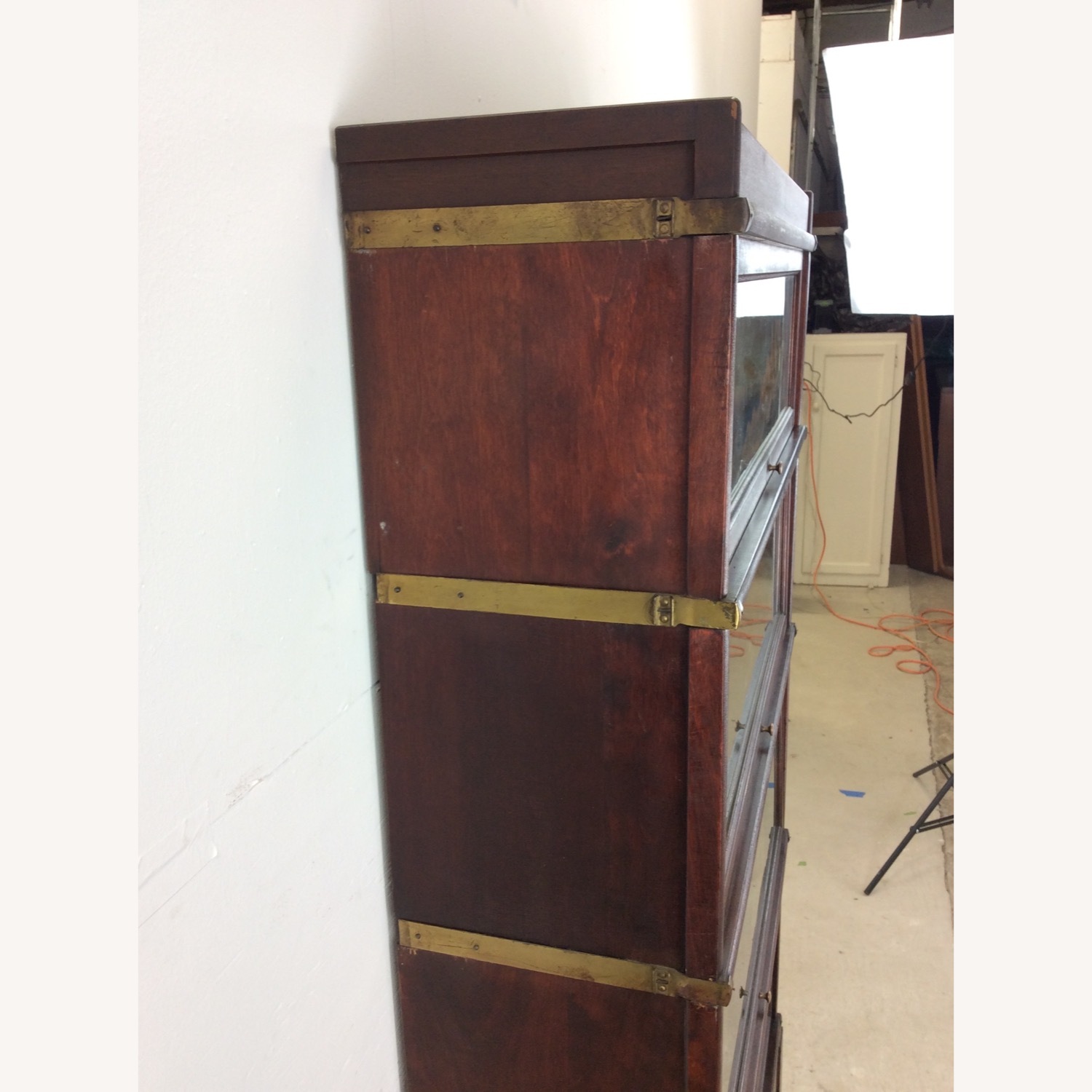 Antique Globe Wernicke 4 Barrister Bookcase - image-9