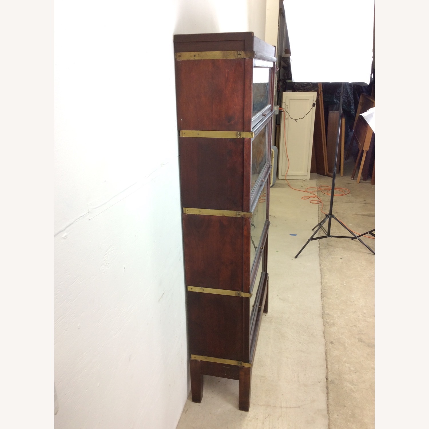 Antique Globe Wernicke 4 Barrister Bookcase - image-8