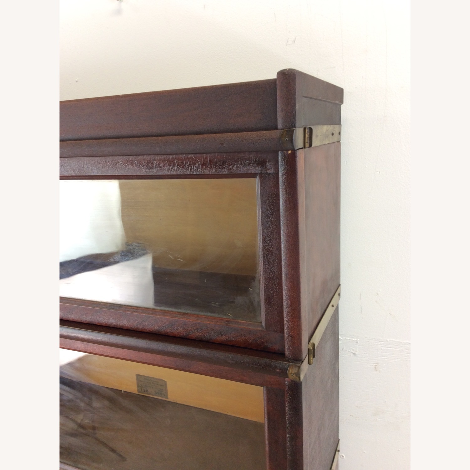 Antique Globe Wernicke 4 Barrister Bookcase - image-4