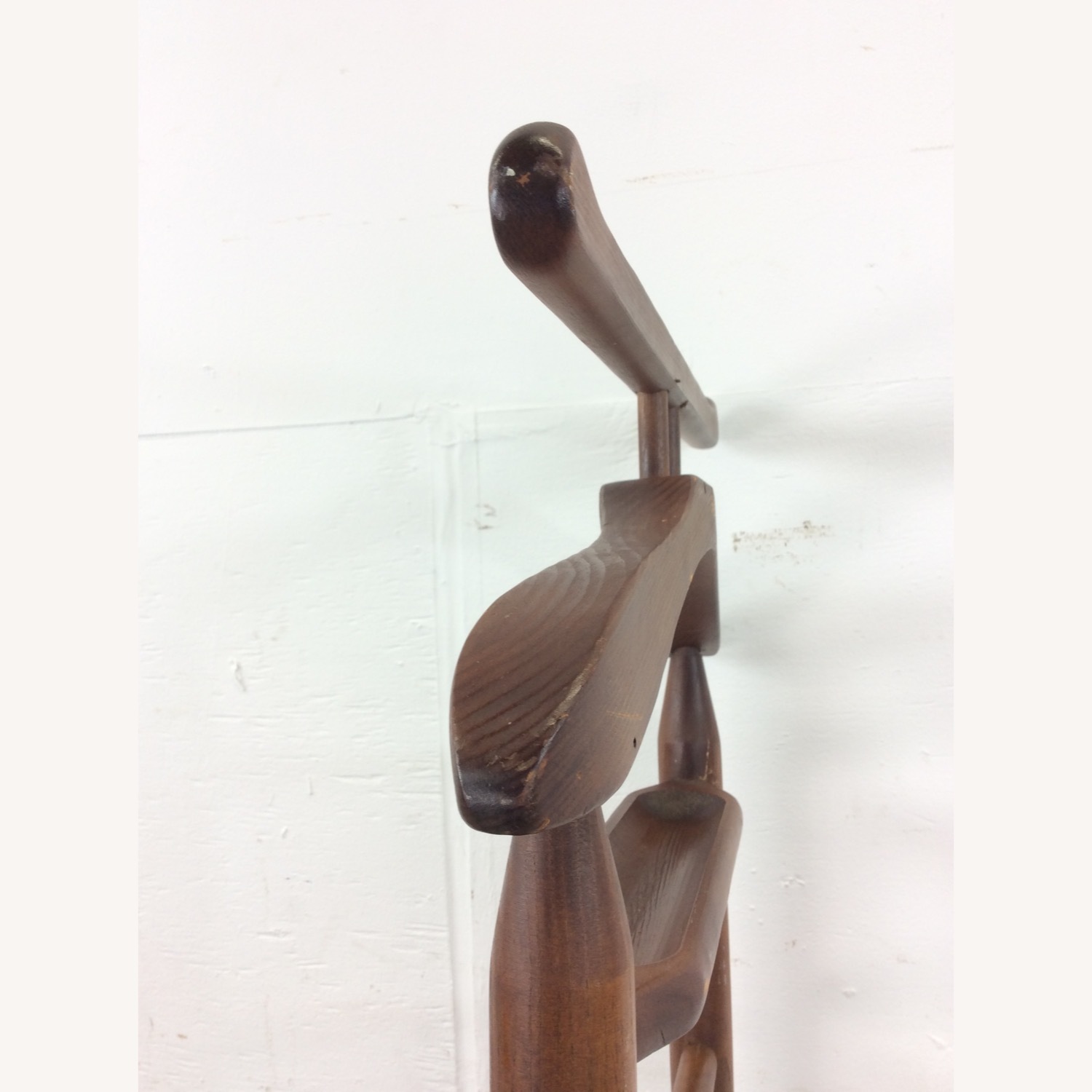 Mid Century Gentleman's Valet with Woven Seat - image-14