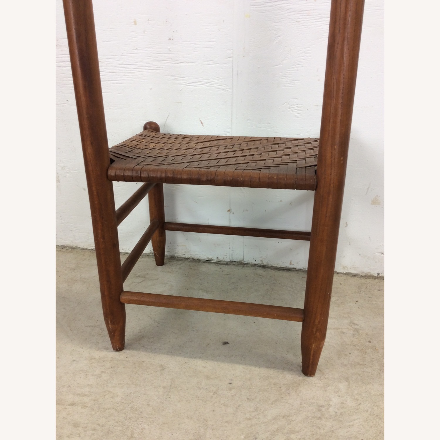 Mid Century Gentleman's Valet with Woven Seat - image-17