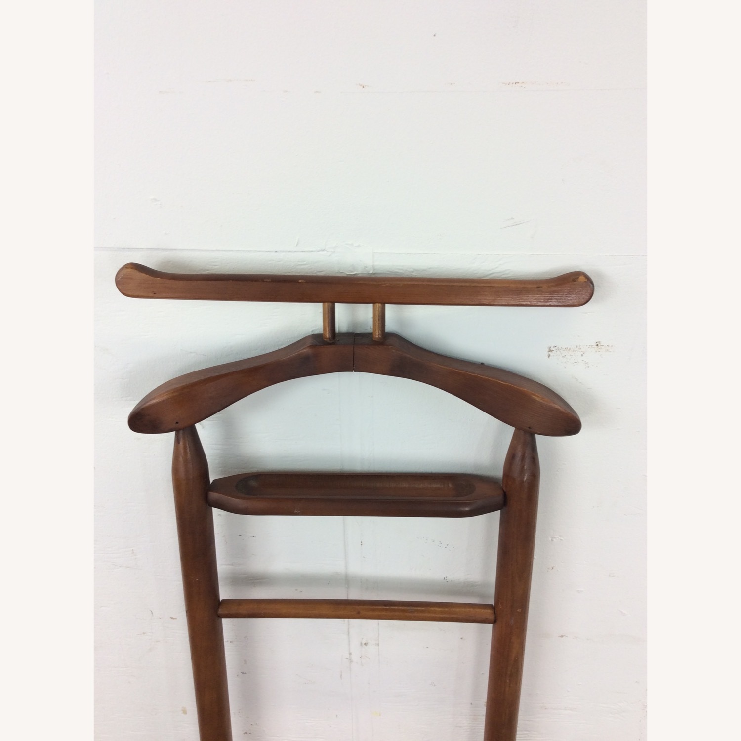 Mid Century Gentleman's Valet with Woven Seat - image-5