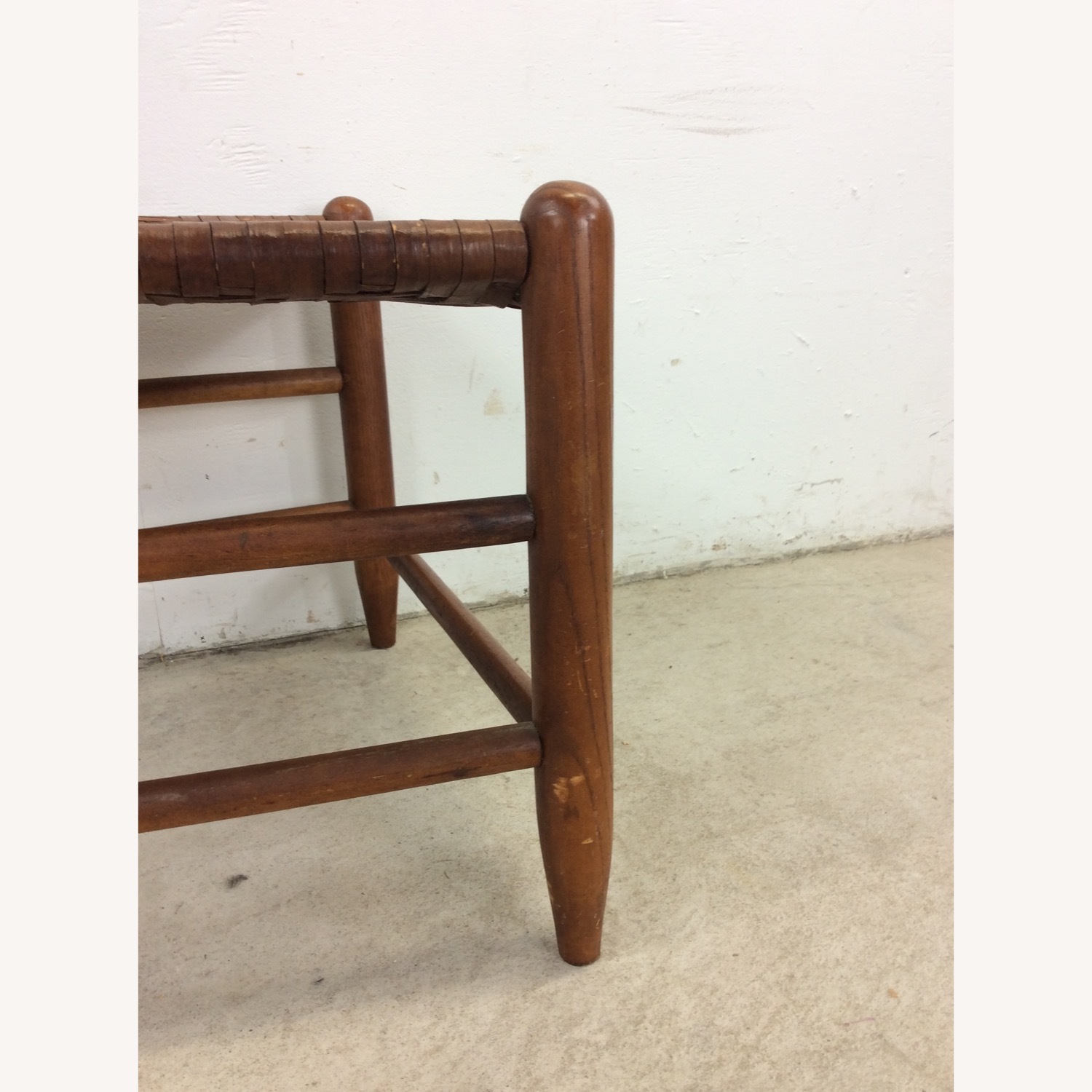 Mid Century Gentleman's Valet with Woven Seat - image-20