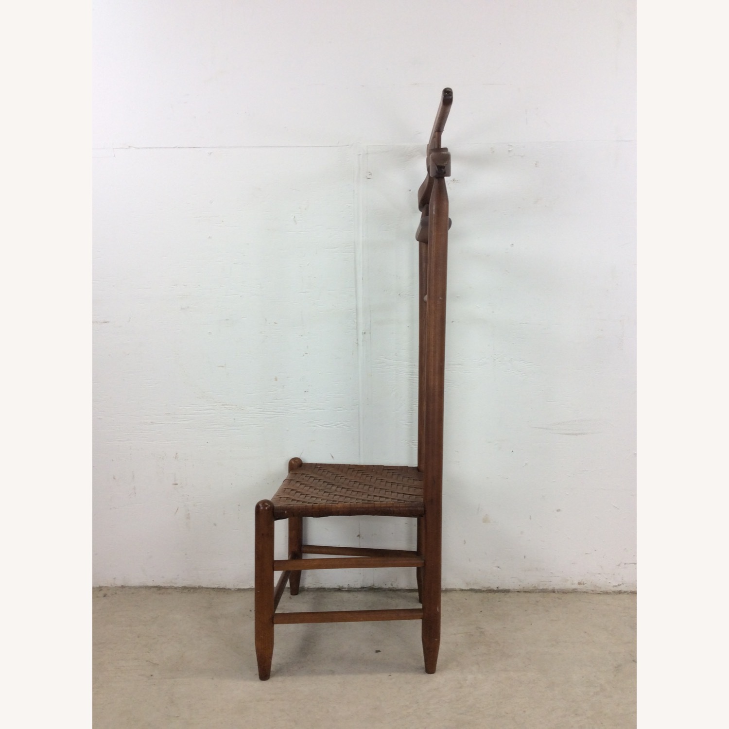 Mid Century Gentleman's Valet with Woven Seat - image-11