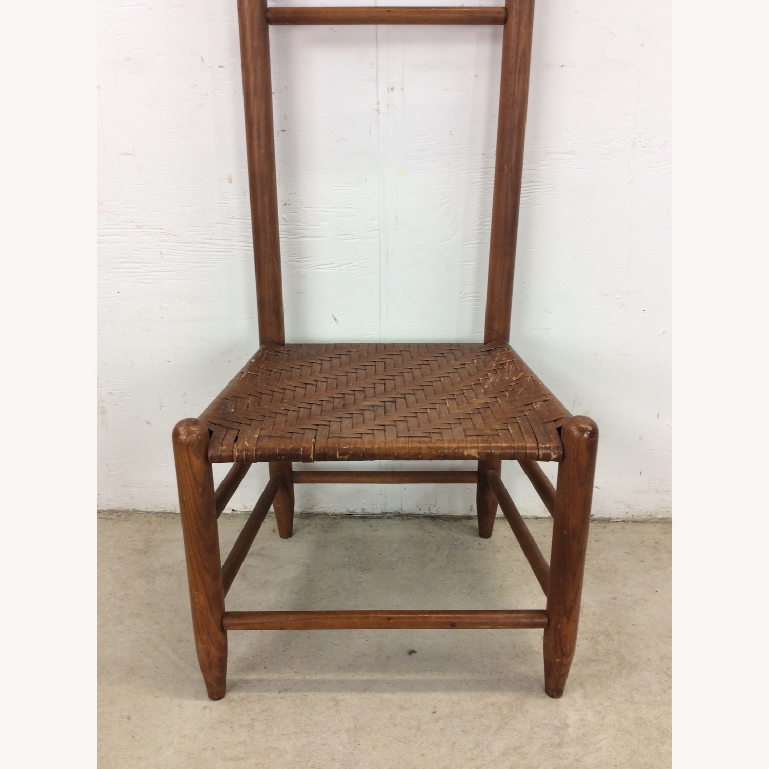 Mid Century Gentleman's Valet with Woven Seat - image-4